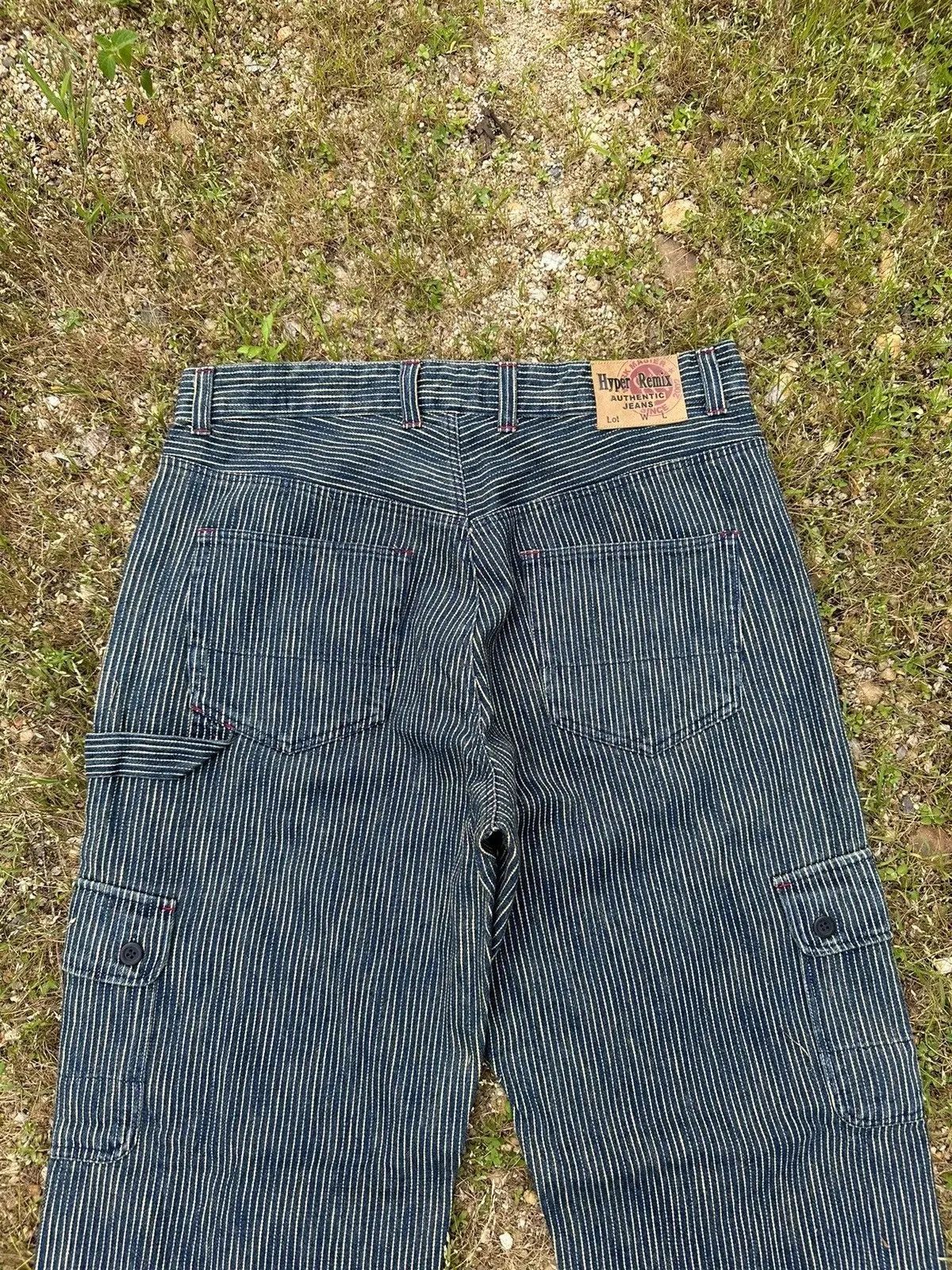 Solid and Striped HYPER REMIX HICKORY STRIPED VINTAGE WORKWEAR WABASH CARGO Size US 31 - 11 Thumbnail