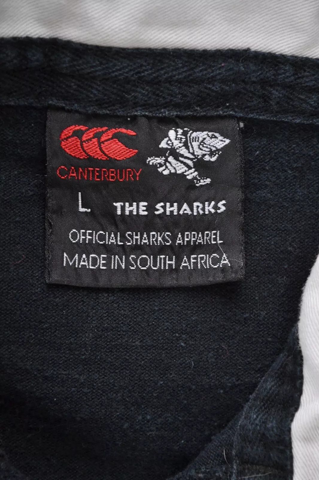 Canterbury of New Zealand SHARKS RUGBY UNION SHIRT JERSEY CANTERBURY SIZE L ADULT Size US L / EU 52-54 / 3 - 8 Thumbnail