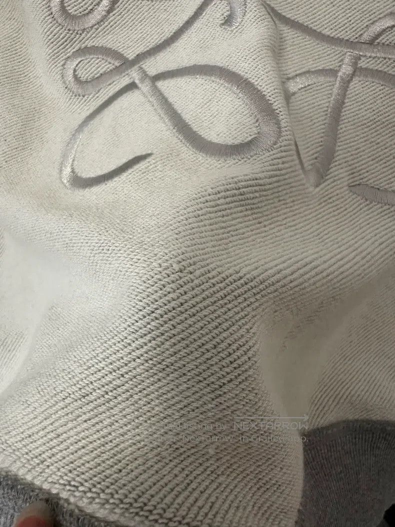 Loewe Loewe Reversible Hoodie Sweatshirt Gray White Size XS / US 0-2 / IT 36-38 - 3 Thumbnail