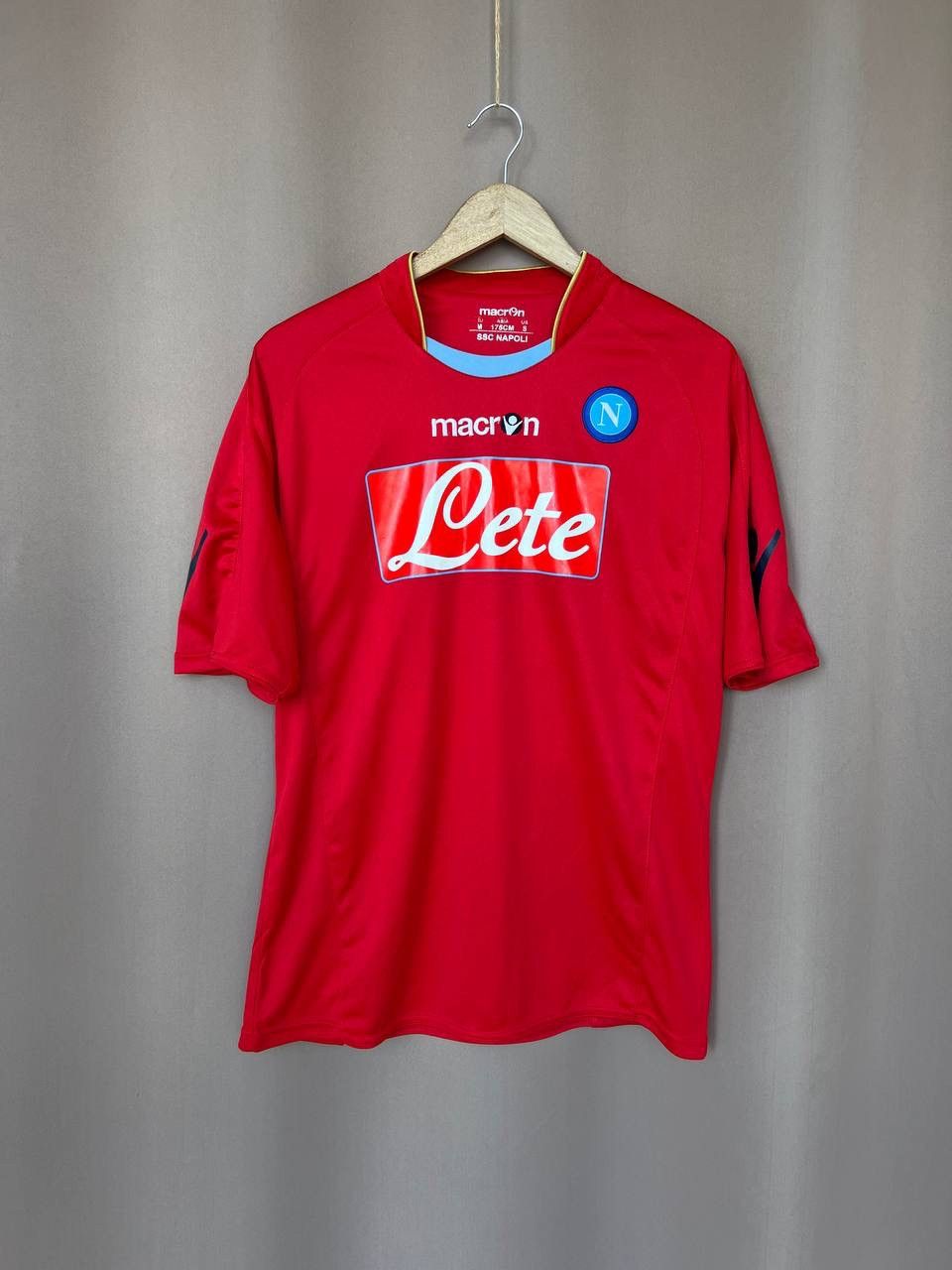 Macron Napoli 2009/10 Third Football Jersey Quagliarella Size S/M Size US S / EU 44-46 / 1 - 1 Thumbnail