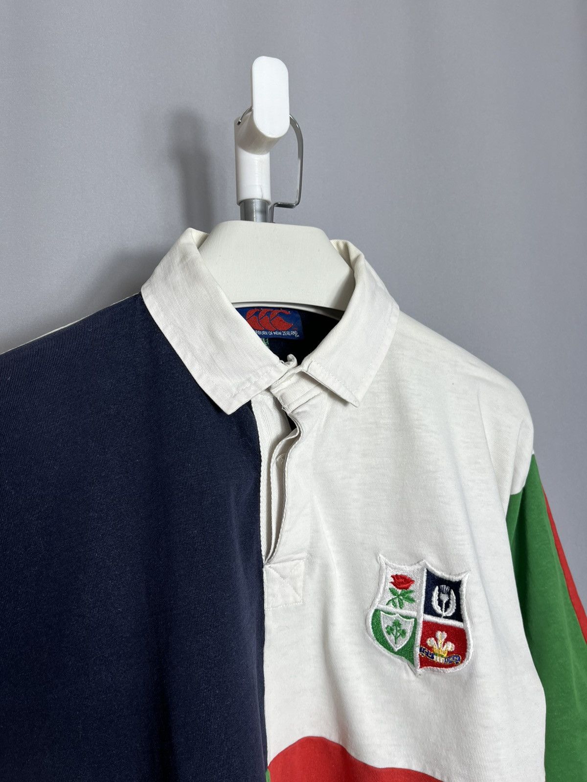 Canterbury of New Zealand BRITISH AND IRISH LIONS RARE 1980S RUGBY SHIRT JERSEY Size US S / EU 44-46 / 1 - 4 Thumbnail