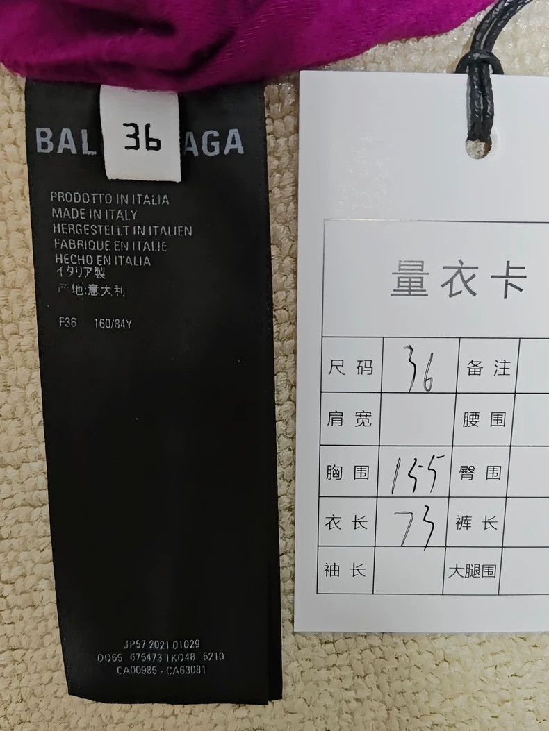 Balenciaga Balenciaga 22ss SportyB embroidered pink and black color-bl Size XS / US 0-2 / IT 36-38 - 7 Thumbnail
