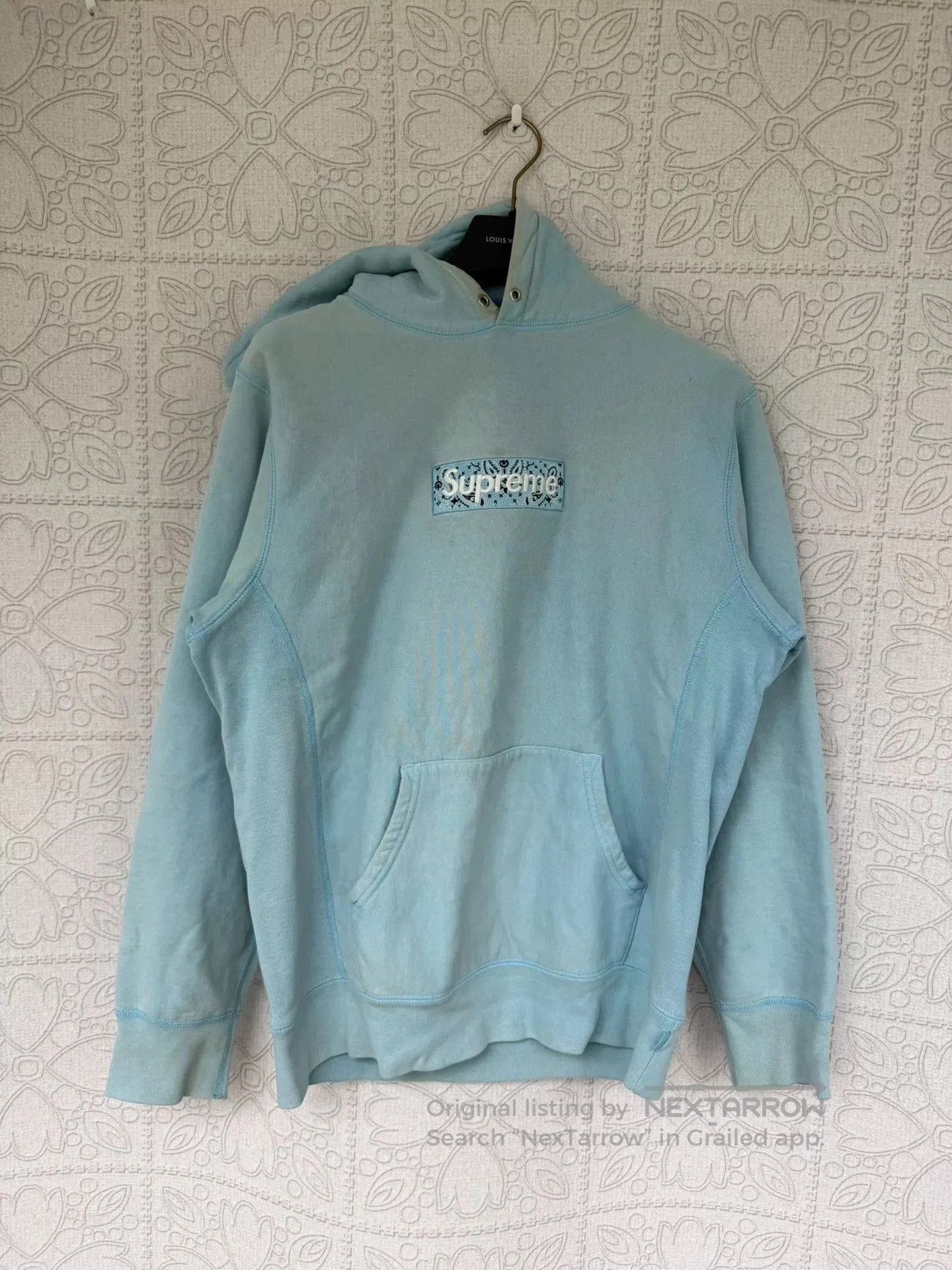 Supreme supreme box logo hoodie in light blue. Size US M / EU 48-50 / 2 - 1 Thumbnail