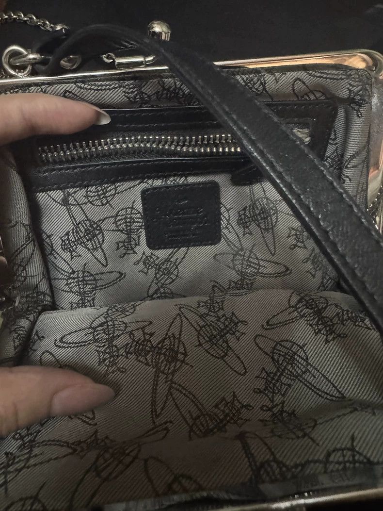Vivienne Westwood Vivienne Westwood size os Black lambskin dumpling bag with Size ONE SIZE - 4 Thumbnail