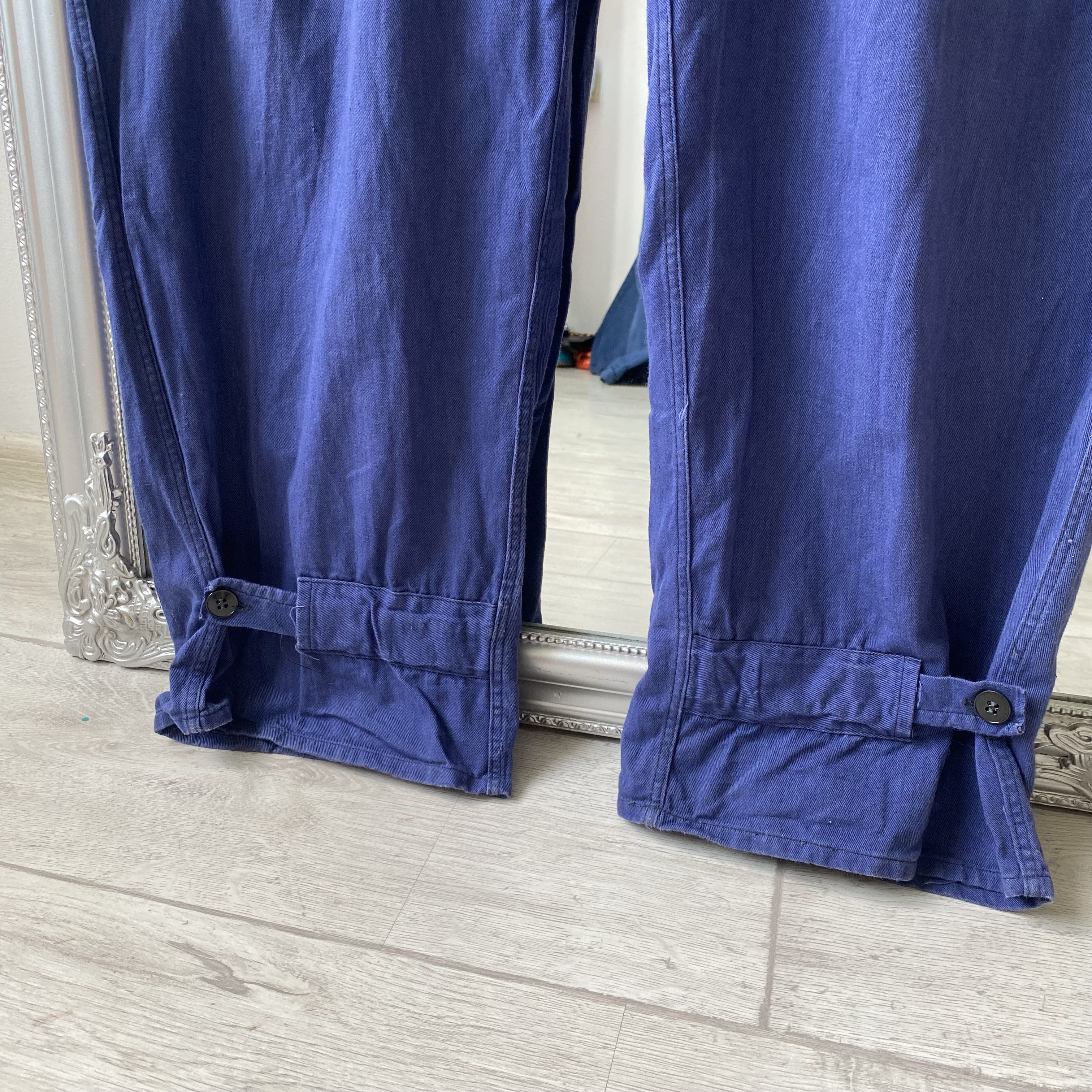 Le Laboureur ⚙️ Vintage 80s Sanfor Faded French Coverall Jumpsuit Vetra Size US 32 / EU 48 - 6 Thumbnail