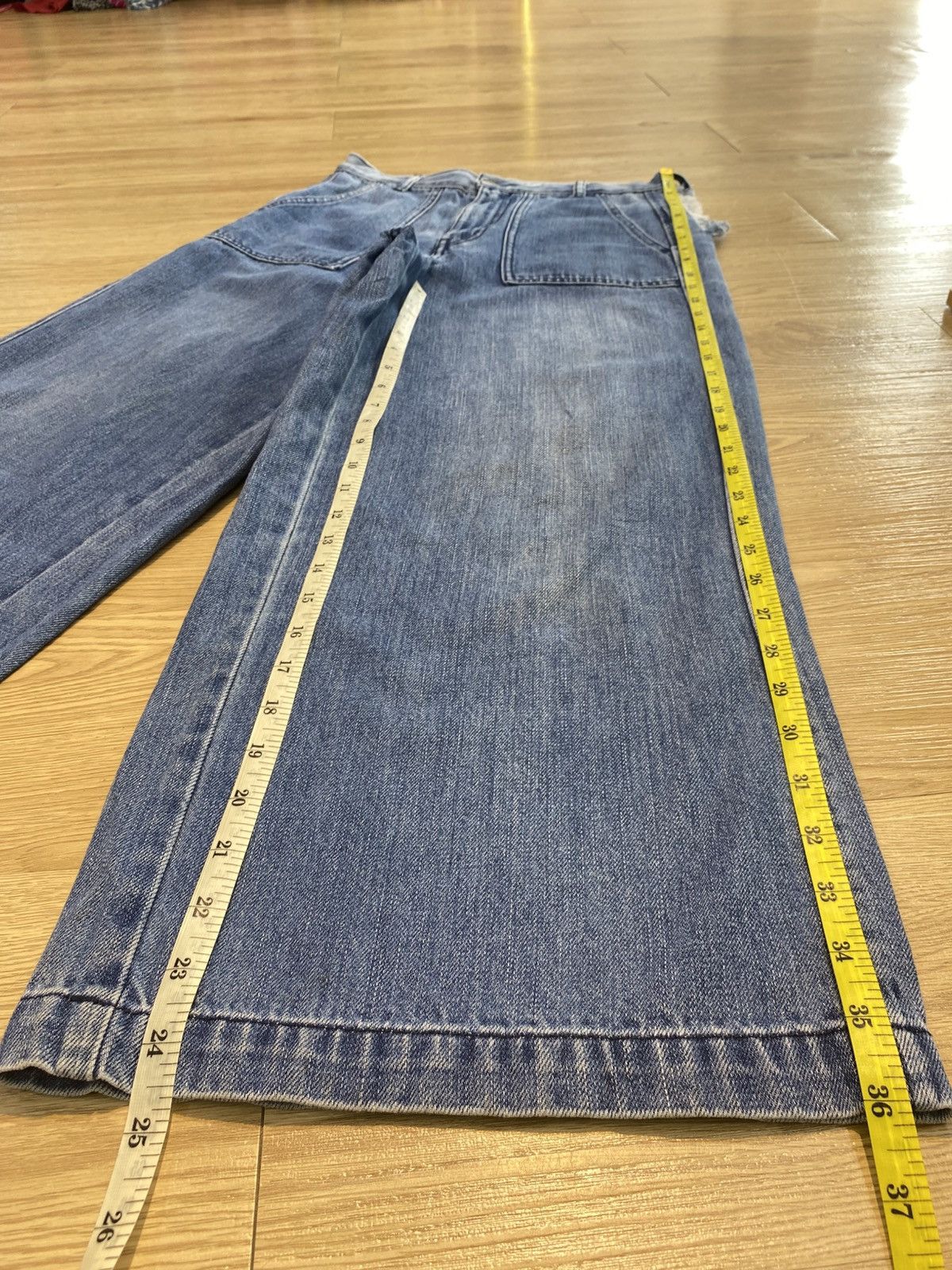 Japanese Brand Japanese Blue Wash Style Denim Jeans Size US 28 / EU 44 - 11 Thumbnail