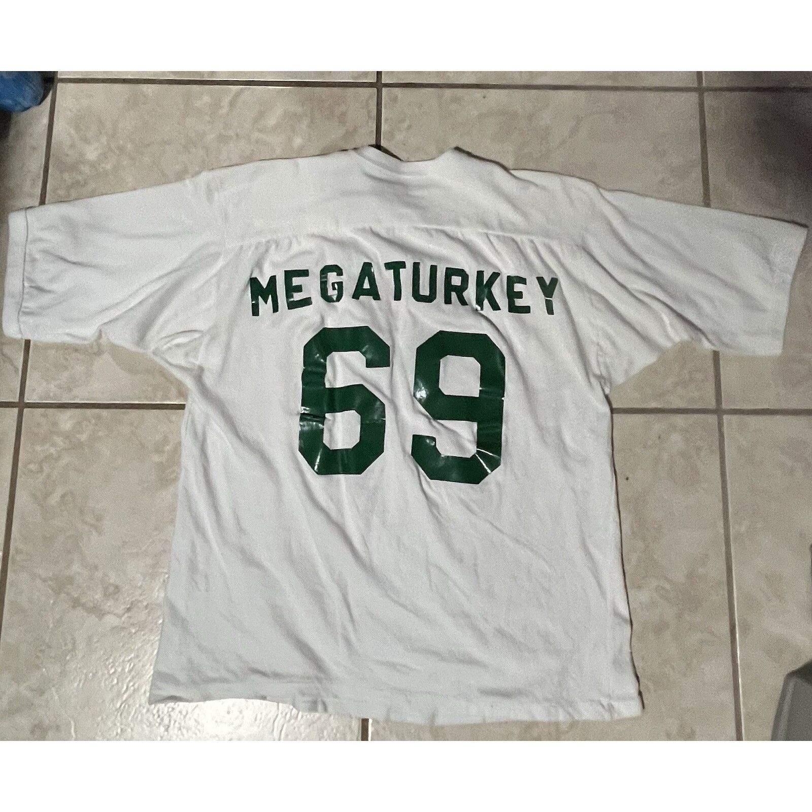 Russell Athletic Vintage 1970s 1976 Football Fighting Iris 69 Megaturkey Size US L / EU 52-54 / 3 - 4 Thumbnail