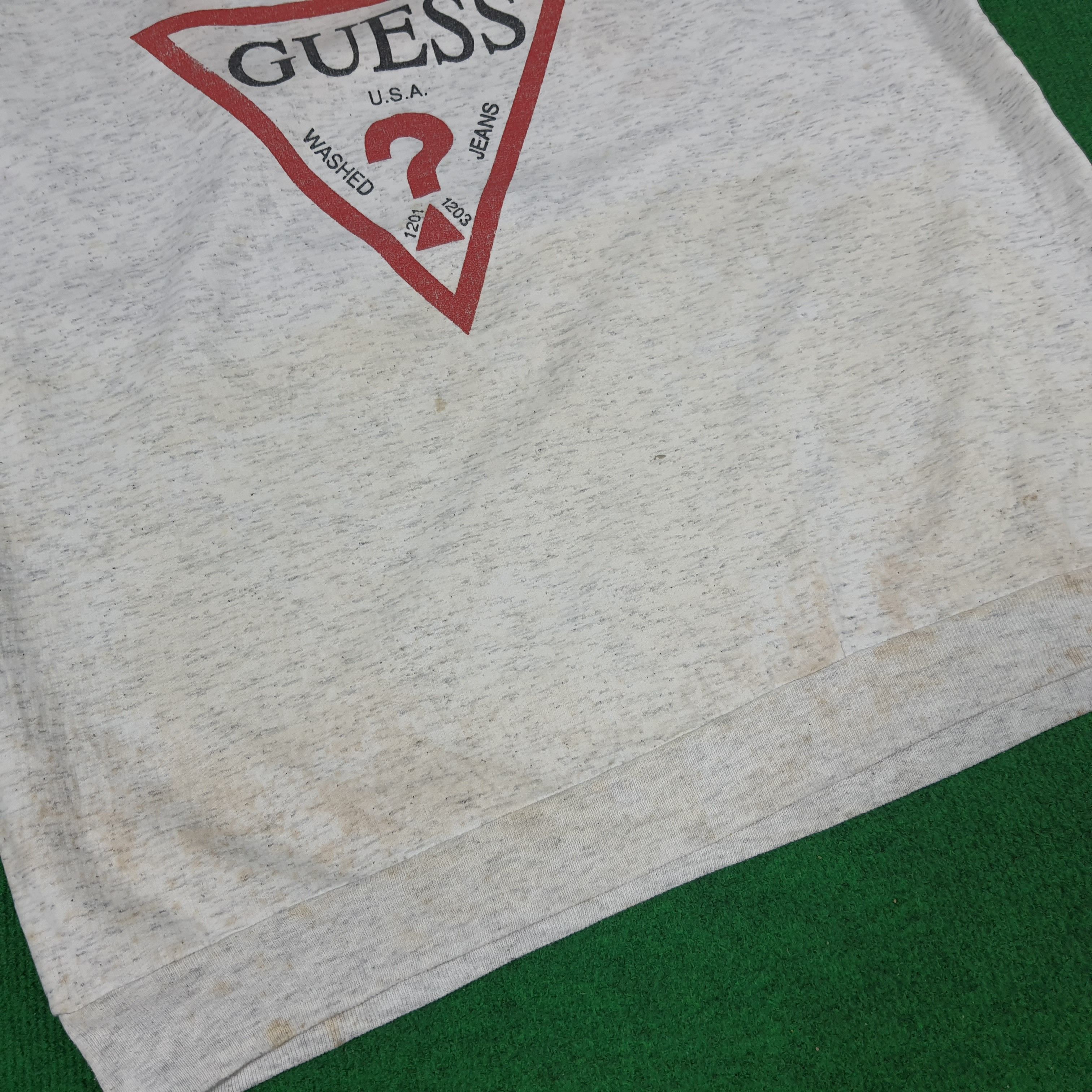 Guess × Vintage Vintage GUESS Jeans USA Sweatshirt Size US XL / EU 56 / 4 - 9 Thumbnail