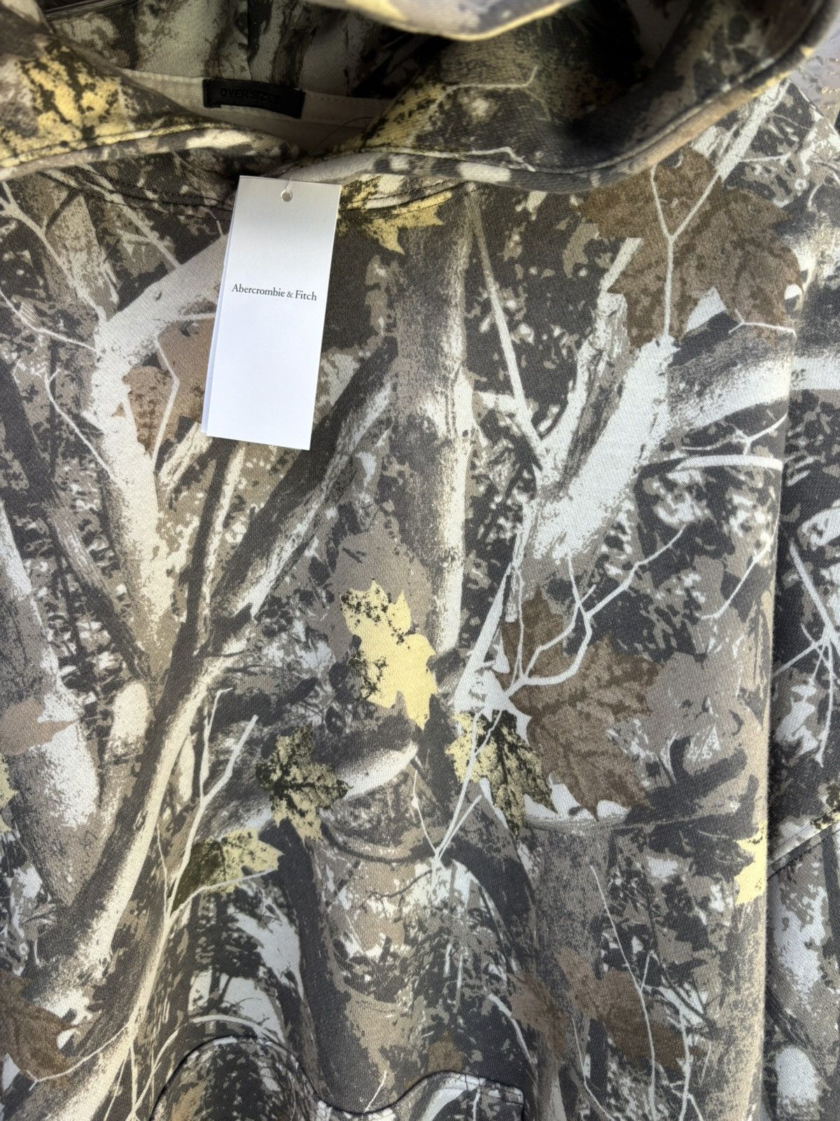 Abercrombie & Fitch Abercrombie Oversized Camo Hoodie Size US L / EU 52-54 / 3 - 2 Thumbnail