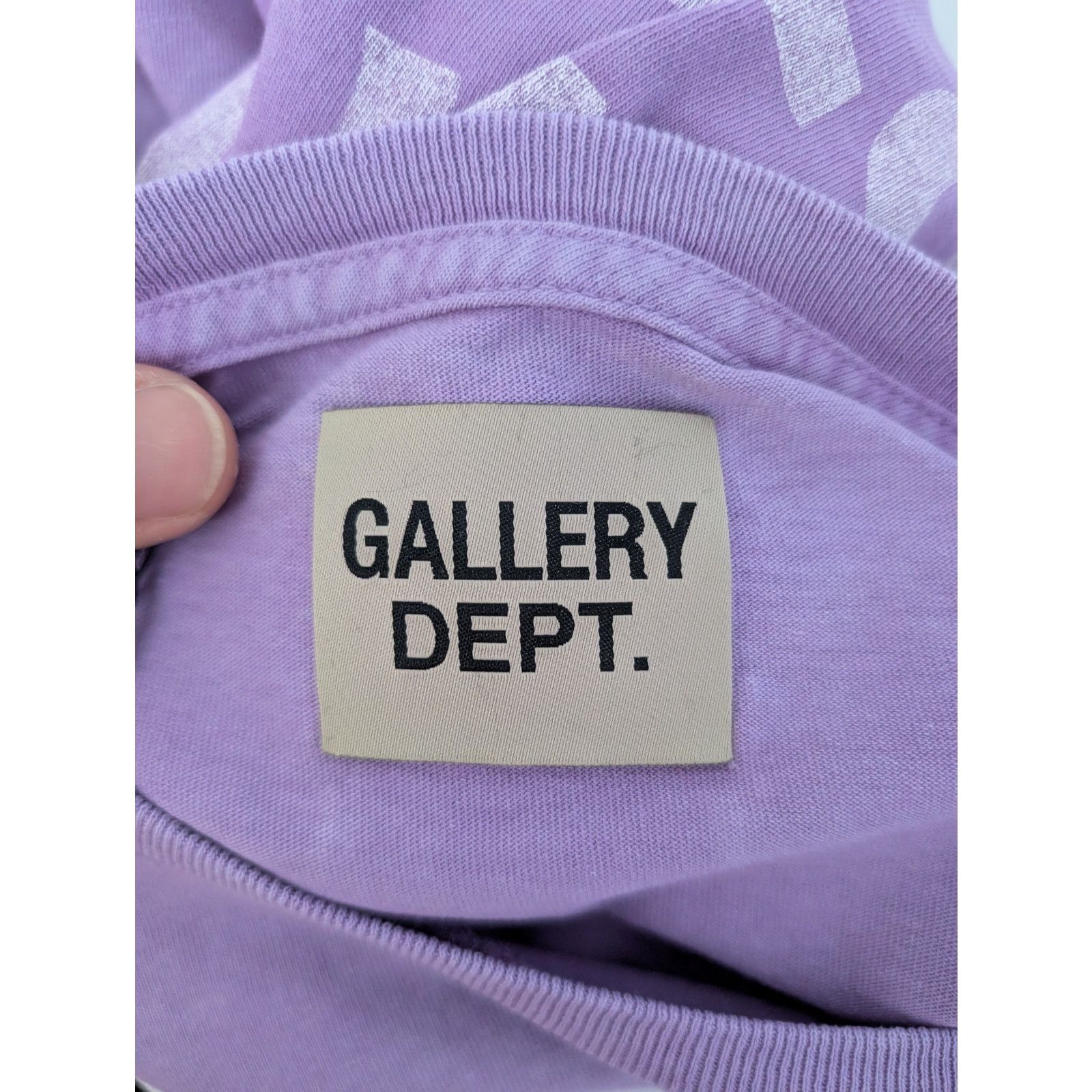 Gallery Dept. o1rshd1 Q:2 / Vintage Logo Tee T-Shirt in Purple Size US M / EU 48-50 / 2 - 11 Thumbnail