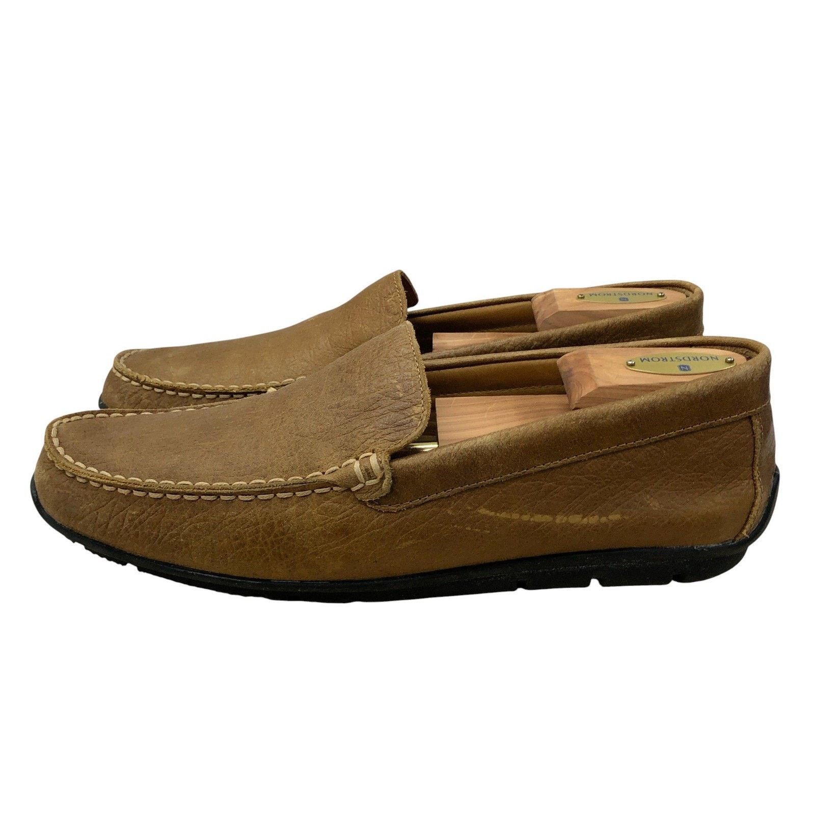 Footjoy FootJoy Loafers 10 M Tan Leather Driving Moccasin Slip On Size US 10 / EU 43 - 5 Thumbnail