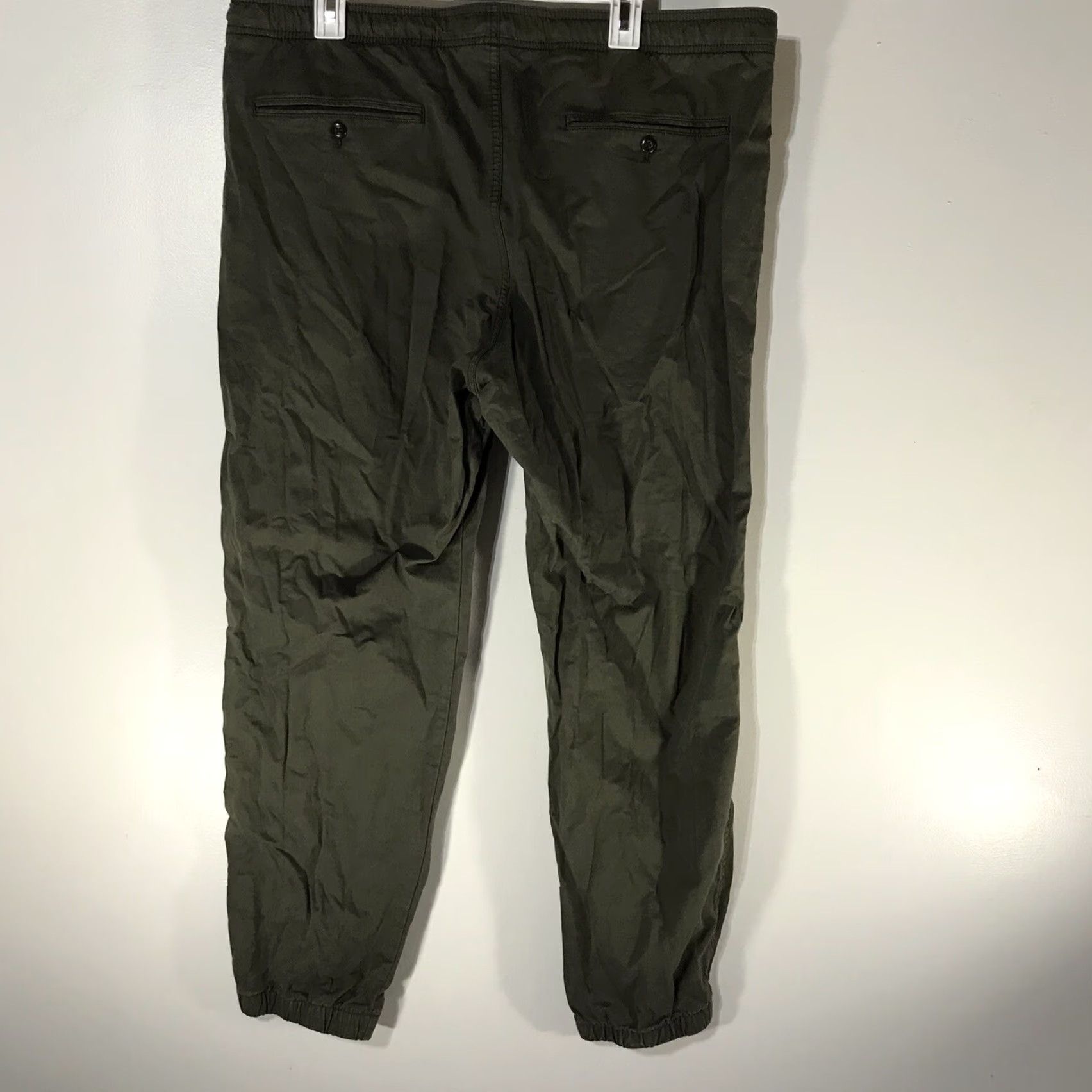 Gap Gap Olive Green Twill Drawstring Joggers Size XL Men’s Casual Comfort Size US 36 / EU 52 - 2 Thumbnail