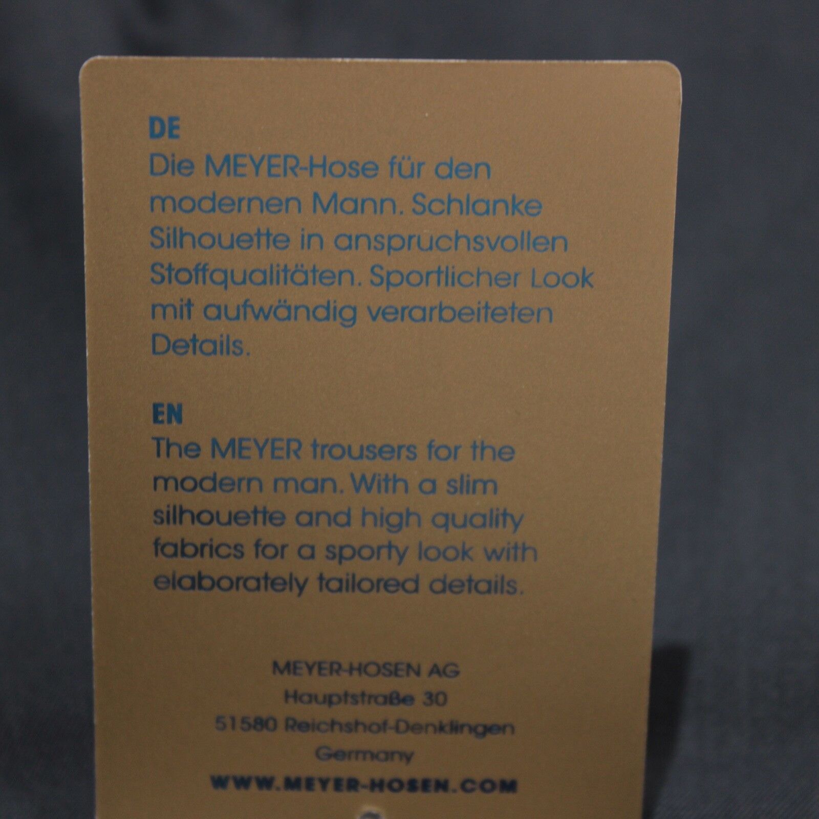 Other Meyer New with tags Dress Pants Size 42 US In Blue Size US 42 / EU 58 - 6 Thumbnail