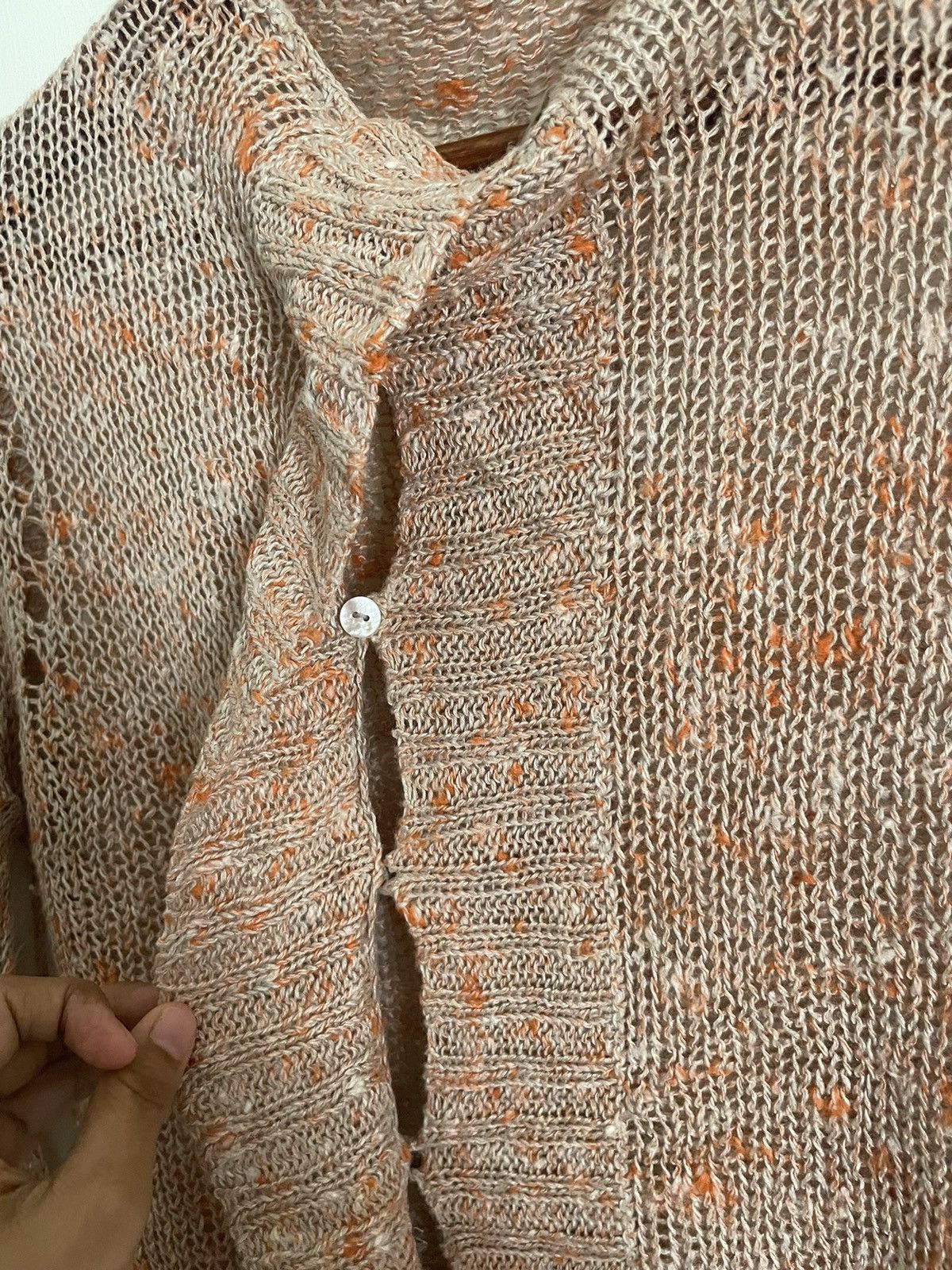 Issey Miyake Plantation Crochet Knitted Sweatshirt Size M / US 6-8 / IT 42-44 - 3 Thumbnail