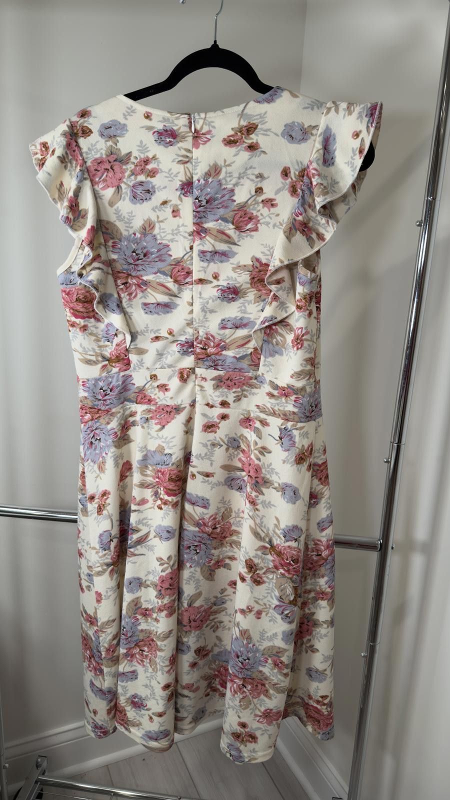 Designer YATHON Floral A-Line Dress - Elegant & Stylish Size XL / US 12-14 / IT 48-50 - 2 Thumbnail