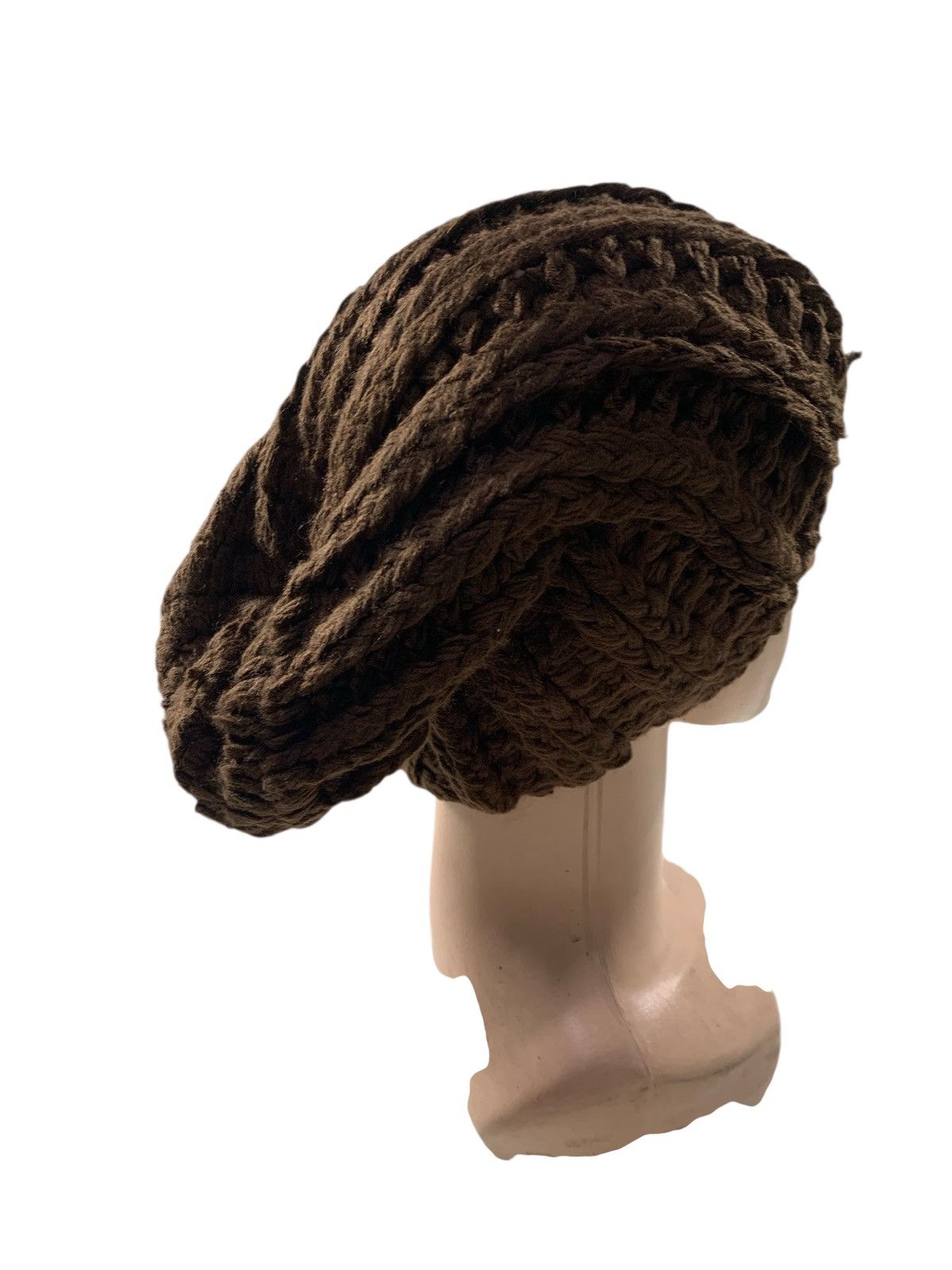 Kapital Japanese style crochet knitted beanie hats Size ONE SIZE - 3 Thumbnail
