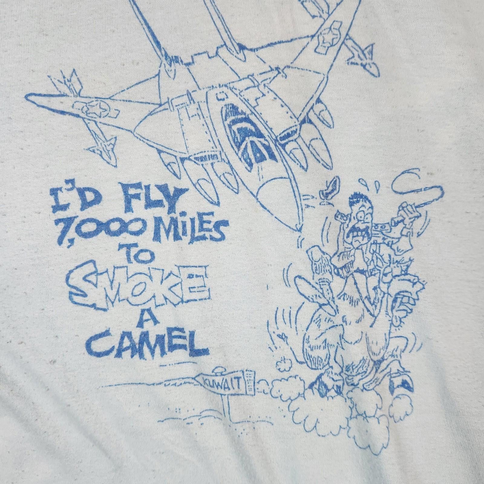 Designer Vtg Single Stitch Humor Graphic Tshirt Blue Size Large 1991 Size US L / EU 52-54 / 3 - 2 Thumbnail