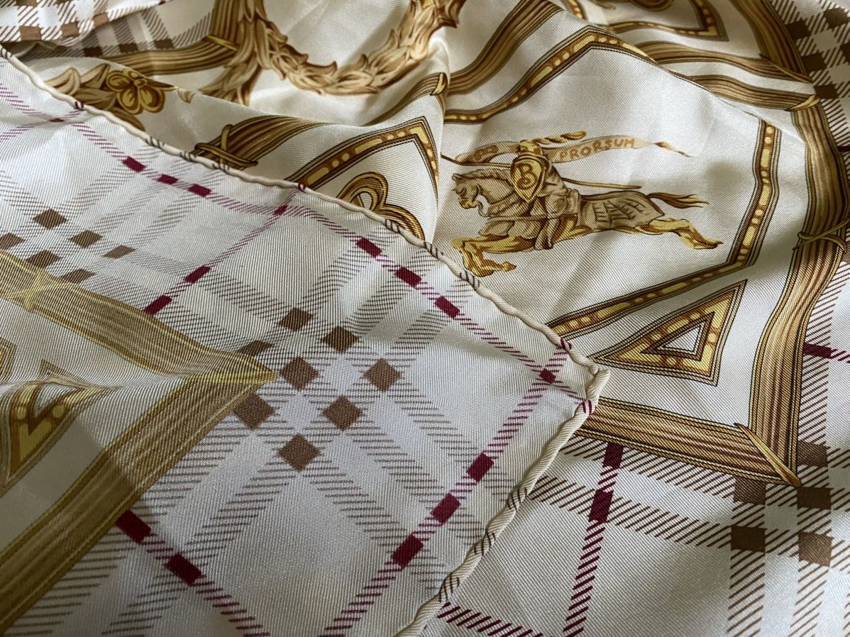 Burberry Vintage Burberrys silk scarf Size ONE SIZE - 2 Thumbnail