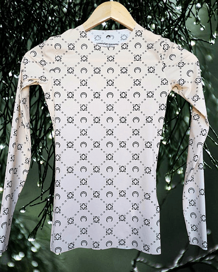 Marine Serre Second skin monogrammed top Size XS / US 0-2 / IT 36-38 - 8 Thumbnail