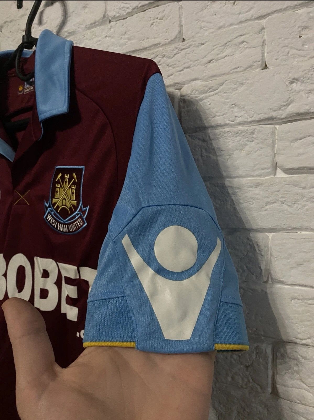 Macron Vintage Macron West Ham United Jersey Sz S - XS Size US S / EU 44-46 / 1 - 5 Thumbnail