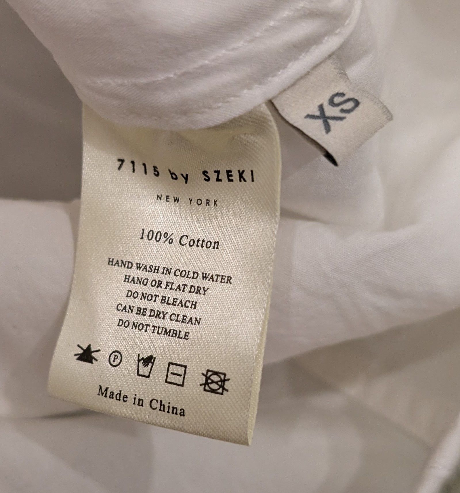 7115 by Szeki NWT 7115 by Szeki Cocoon Dress Shirt Off White Size XS / US 0-2 / IT 36-38 - 4 Thumbnail
