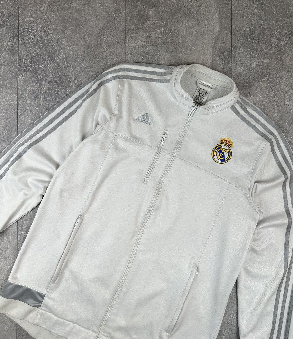 Adidas Adidas Real Madrid 2015 Soccer Football Track Jacket Size US L / EU 52-54 / 3 - 8 Thumbnail