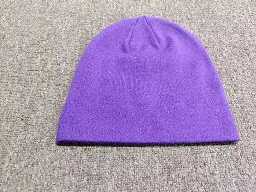 Other 5 Star Graphic No Cuff Knit Beanie Hat Purple Size ONE SIZE - 2 Thumbnail