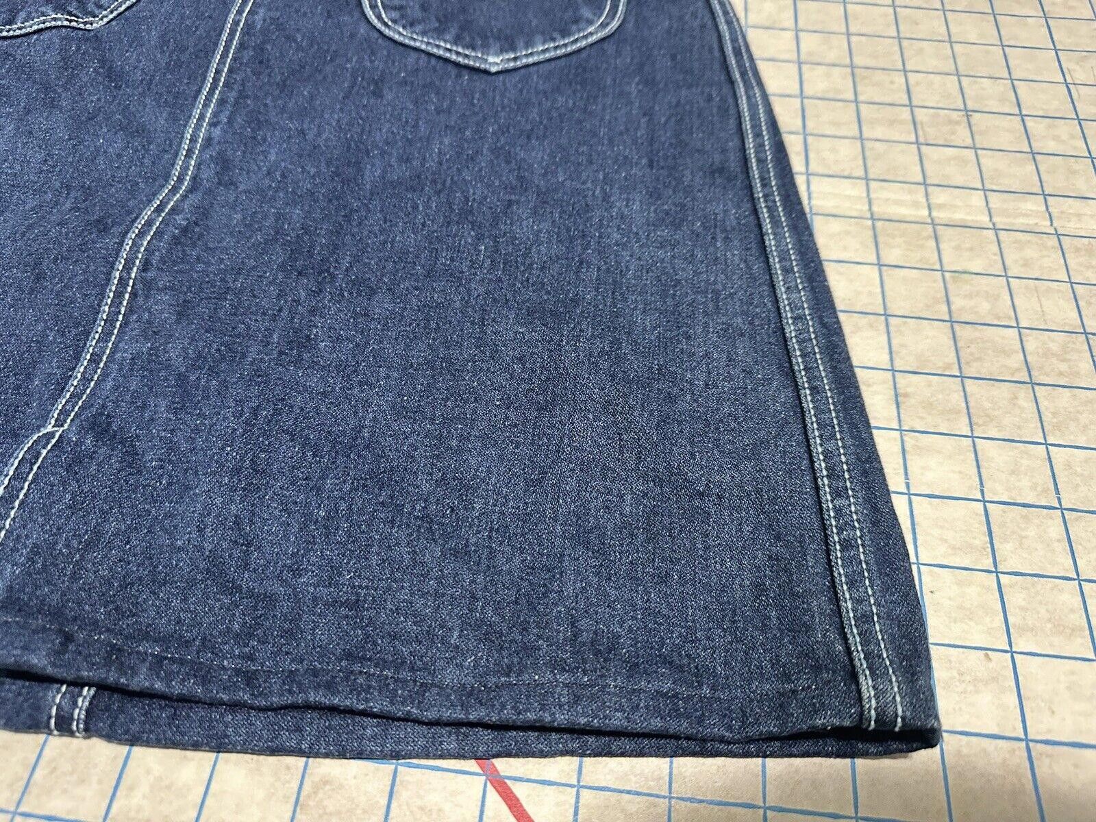 Designer Vintage Denim Jean Skirt Size 8 Gitano Heart Size 30" / US 8 / IT 44 - 12 Thumbnail