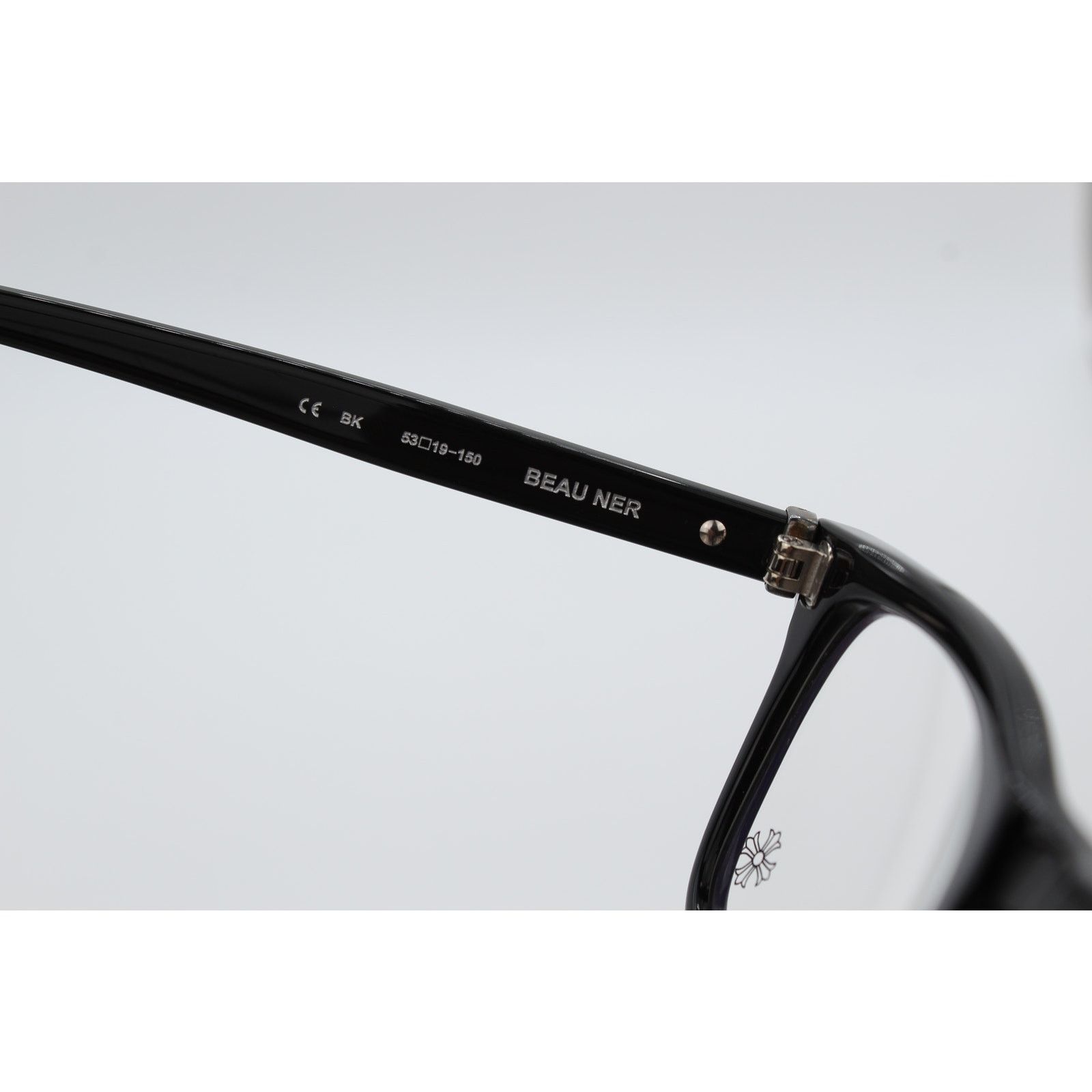Chrome Hearts Chrome Hearts BEAU NER Eyeglasses 53-19-150 Black Size ONE SIZE - 6 Thumbnail