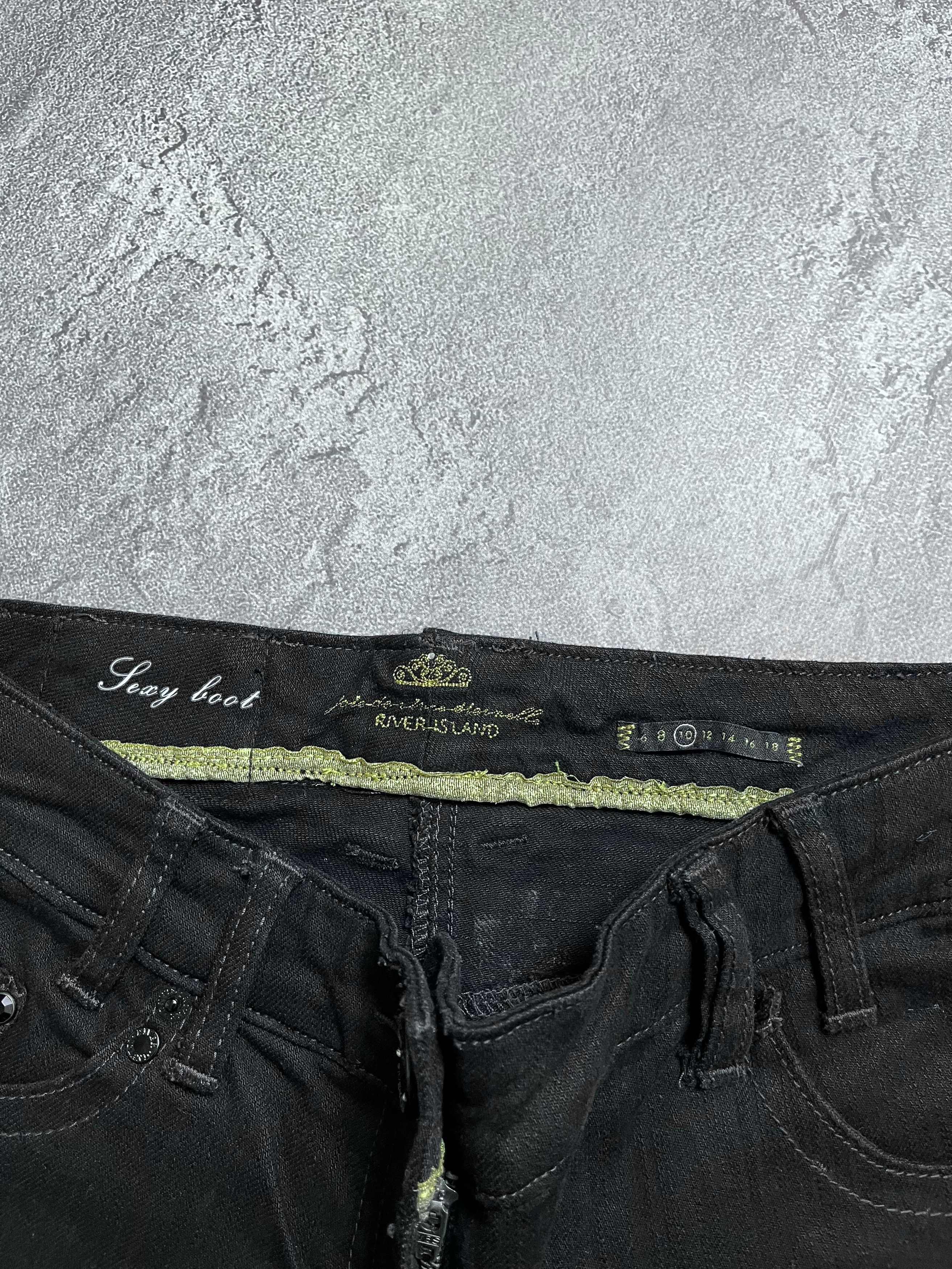 River Island Vintage Jeans River Island Bootcut Flared Y2K Womens 36 Size 36" / US 14 / IT 50 - 8 Thumbnail