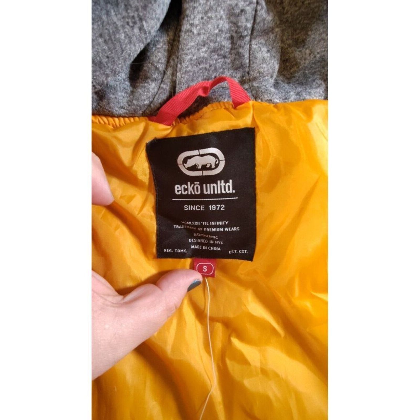 Ecko Unltd. Ecko Unltd Jacket Hooded Mens Small Rhino Lined grunge Size US S / EU 44-46 / 1 - 12 Thumbnail
