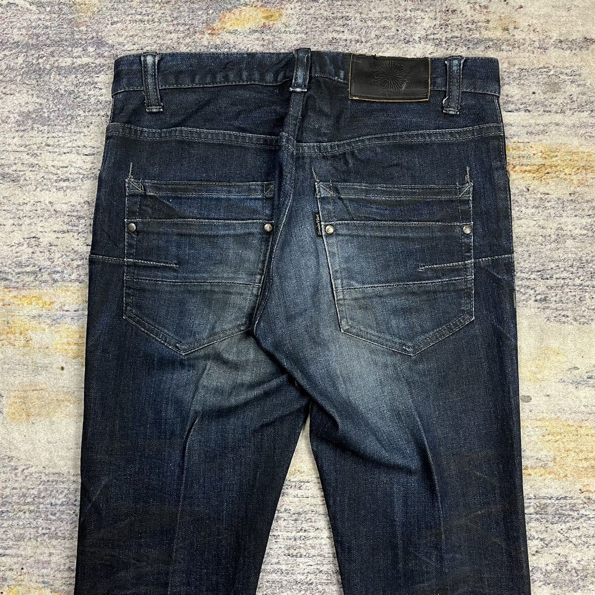 If Six Was Nine × Le Grande Bleu (L.G.B.) × Tornado Mart Tornado Mart japan boot cut wash denim pants Size 30" / US 8 / IT 44 - 6 Thumbnail