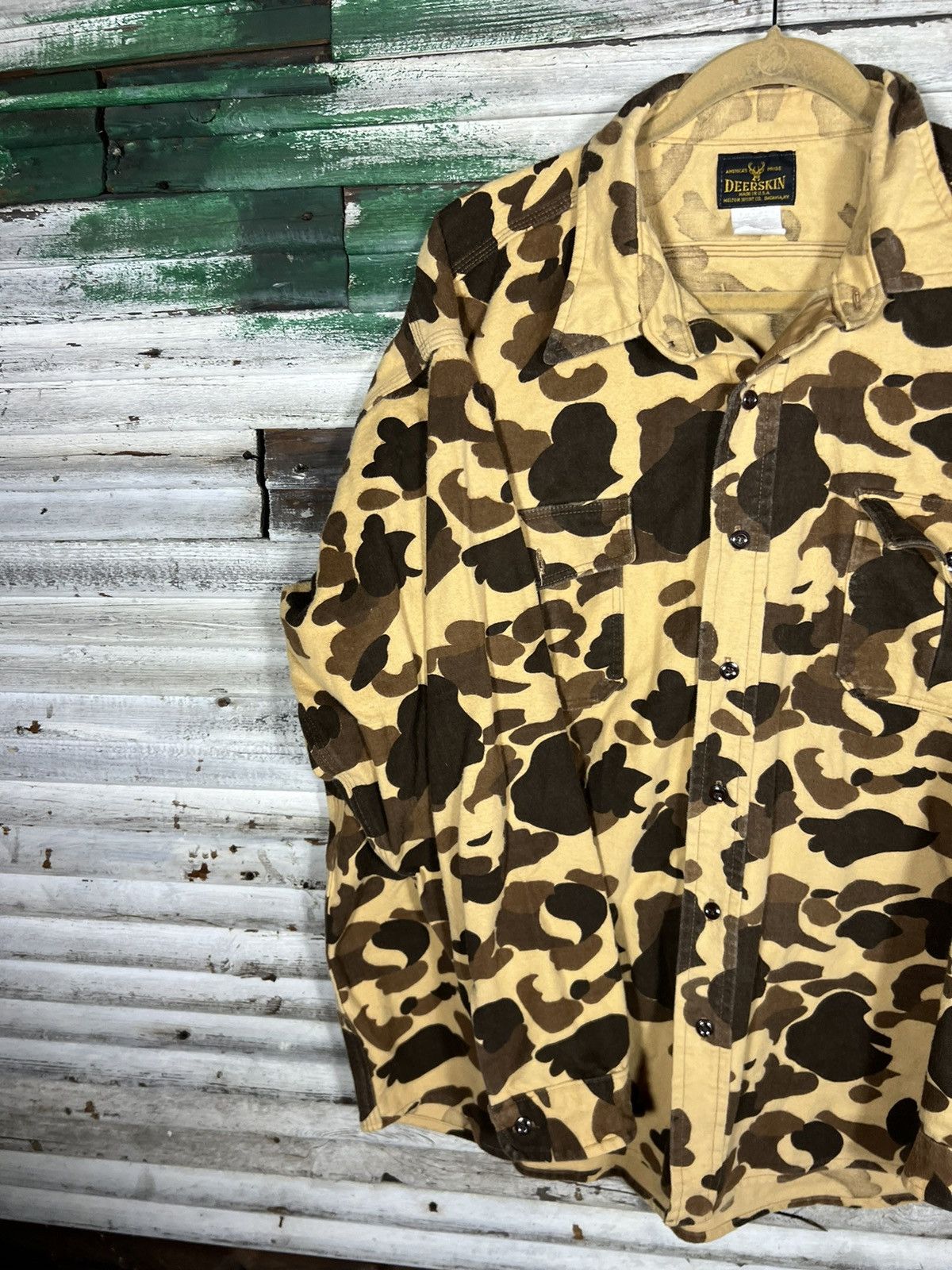 Vintage Vintage Deerskin Camo Shirt Size US XXL / EU 58 / 5 - 4 Thumbnail