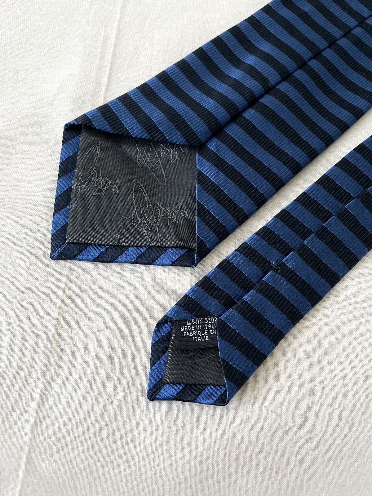 Vivienne Westwood Vivienne Westwood Blue Stripes Silk Necktie Size ONE SIZE - 5 Thumbnail