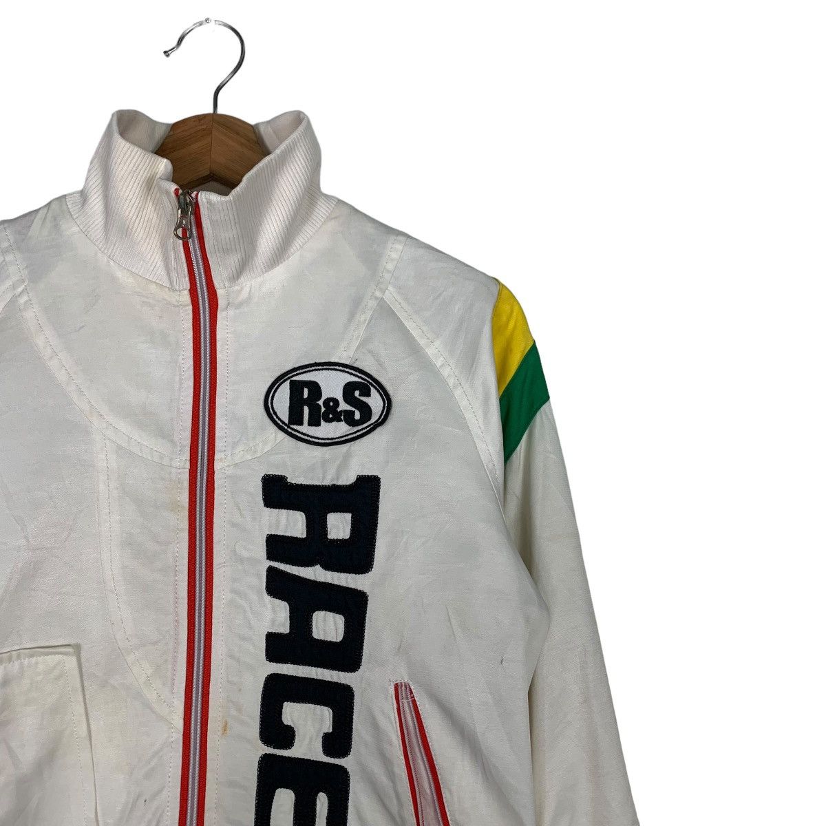 Japanese Brand R&S RACE BIG LOGO ZIPPER JACKET #0079-C5 Size US S / EU 44-46 / 1 - 6 Thumbnail