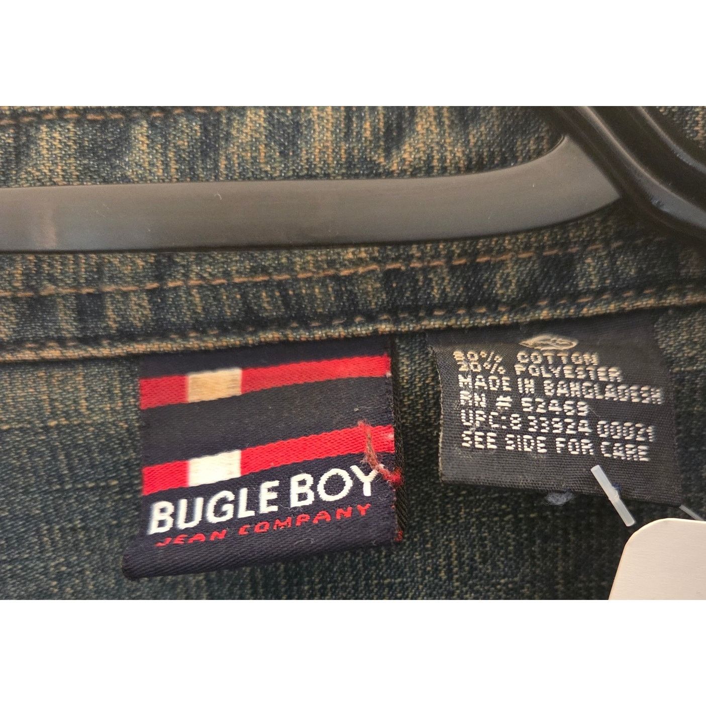 Bugle Boy Vintage Bugle Boy Blue Jean Shirt - Men's XXL Size US XXL / EU 58 / 5 - 8 Thumbnail