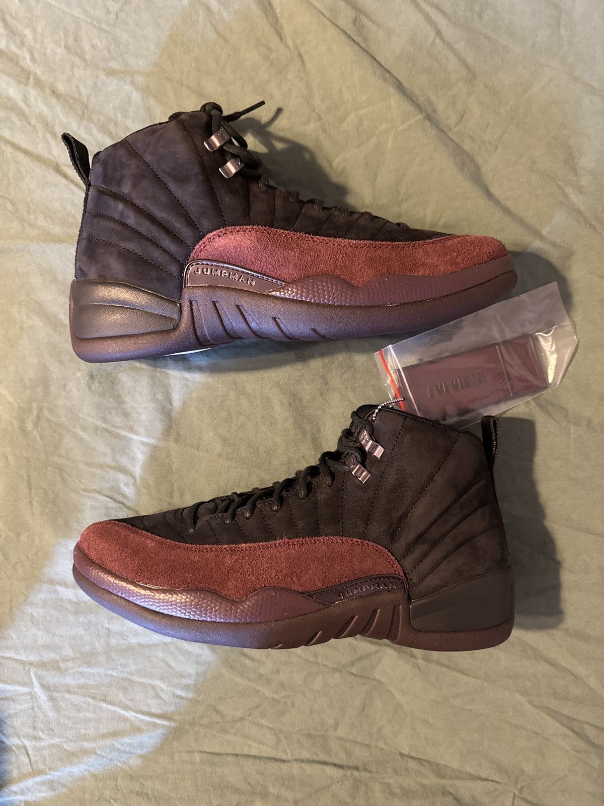 Womens’s Air Jordan x A Ma Maniere 12 Retro SP (Black/9.5 M)