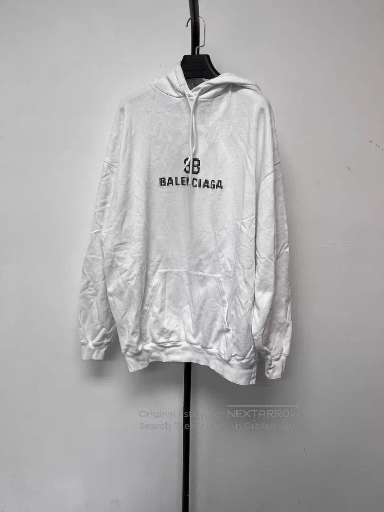 Balenciaga Balenciaga Letter print drawstring long sleeve sweatshirt Size US M / EU 48-50 / 2 - 1 Thumbnail