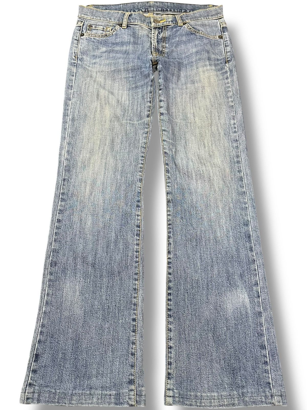 Comme des Garcons Vintage Comme Ca Flare Faded Denim Size US 29 - 1 Thumbnail