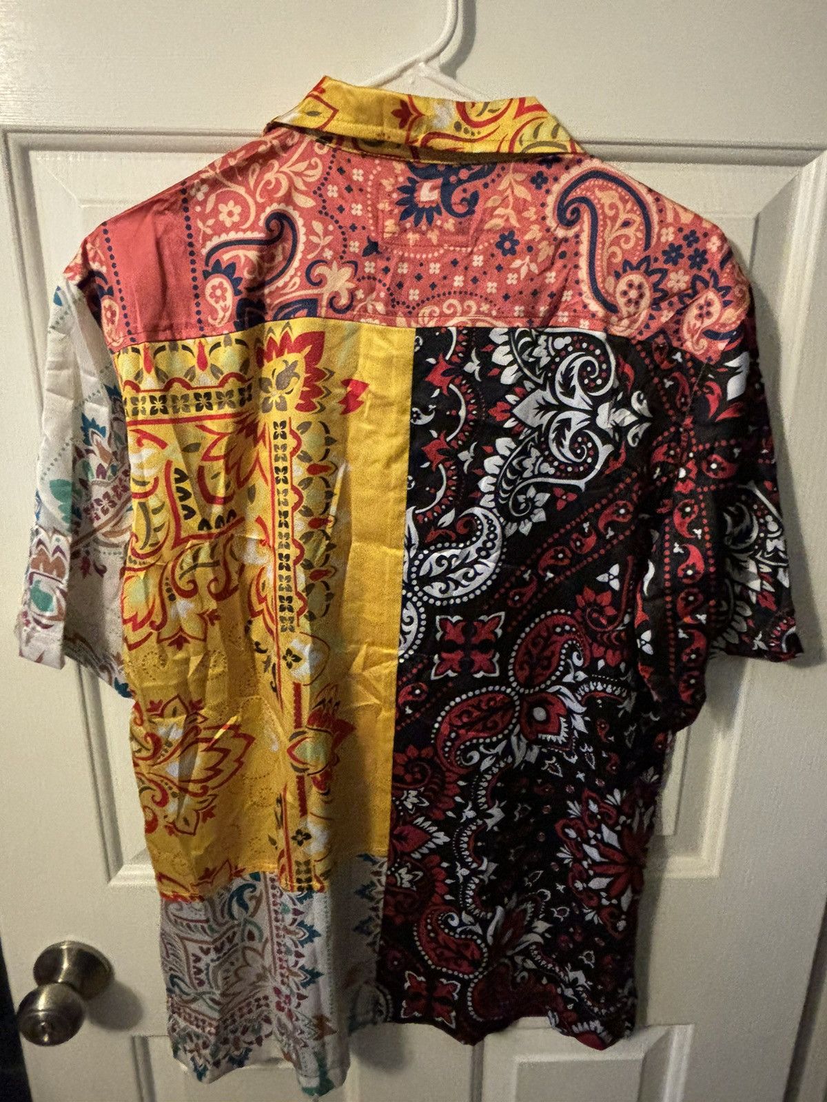 Diamond Supply Co. Diamond Supply Co Patchwork Paisley Woven Shirt Size US L / EU 52-54 / 3 - 4 Thumbnail