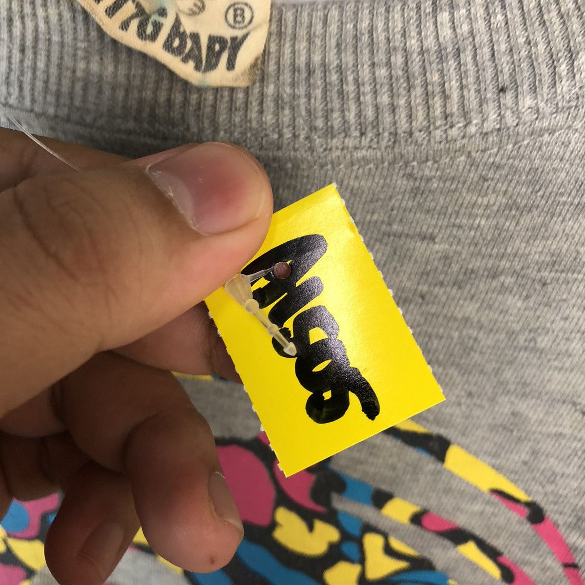 Japanese Brand × Vintage Uittg Baby Grey vintage Sweatshirt #A1505 Size US L / EU 52-54 / 3 - 10 Thumbnail