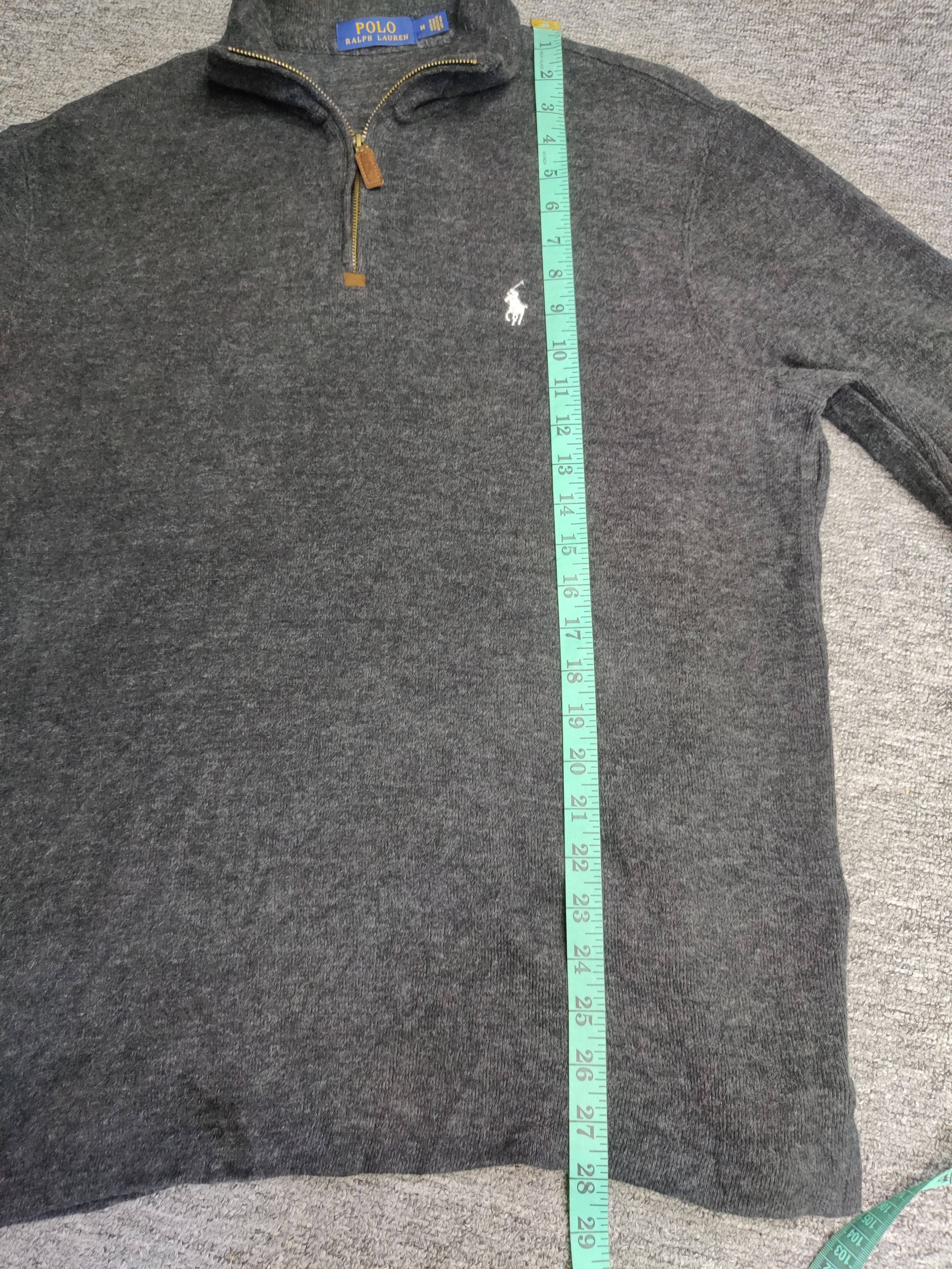 Polo Ralph Lauren Vintage Polo Ralph Lauren Quarter Half Zipper Knit Sweater Size US M / EU 48-50 / 2 - 14 Thumbnail