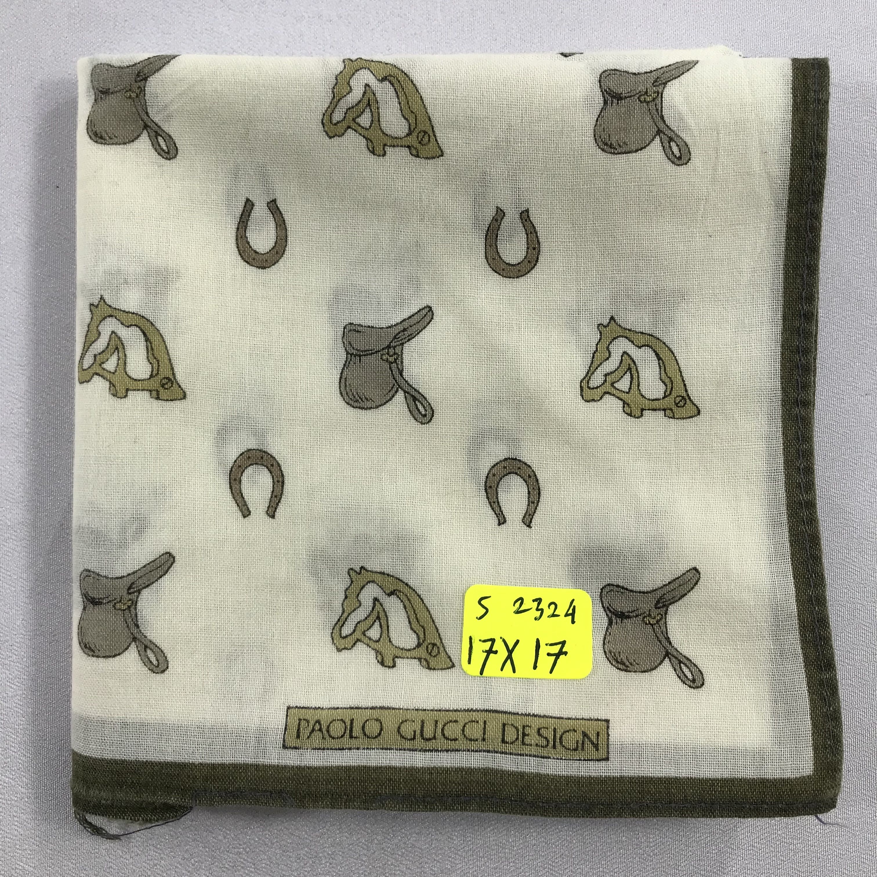 Paolo Gucci × Vintage Paolo Gucci Bandana / Handkerchief / Neckerchief - S2324 Size ONE SIZE - 5 Thumbnail
