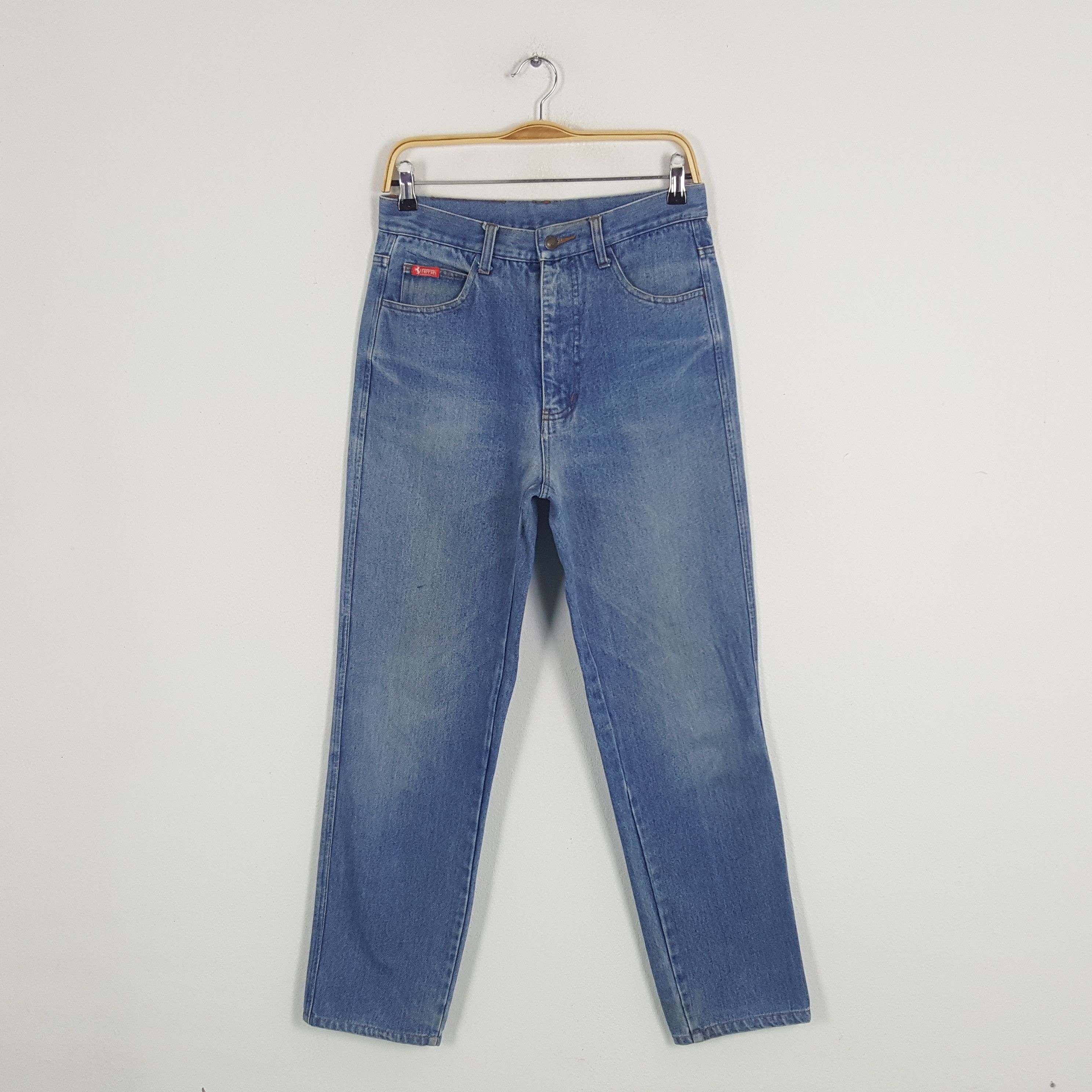 Ferrari × Vintage Vintage Ferrari Magneti Marelli Formula One Denim Jeans Size US 29 - 1 Thumbnail