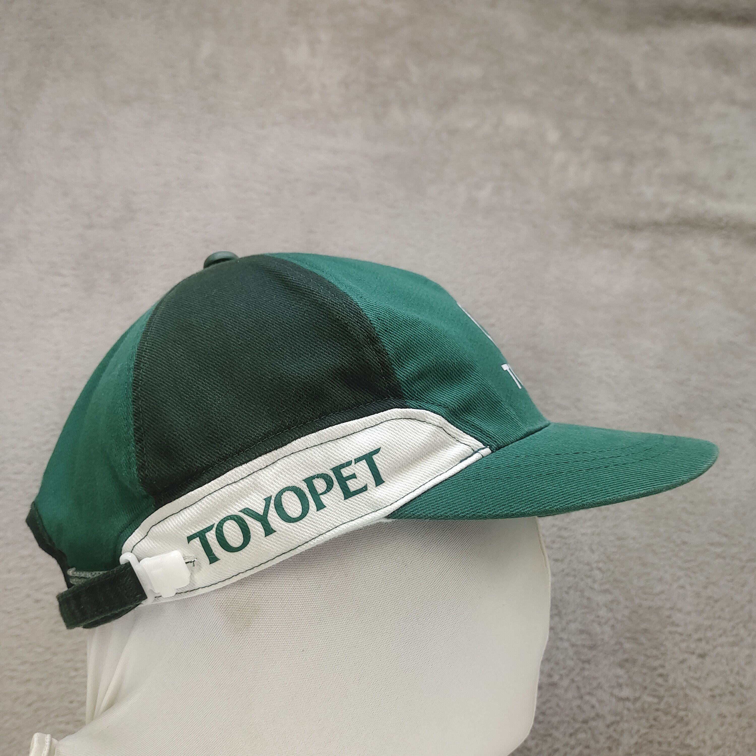 Vintage VINTAGE TOYOPET DEALERSHIP CAP GREEN/WHITE JAPAN EXCLUSIVE Size ONE SIZE - 2 Thumbnail