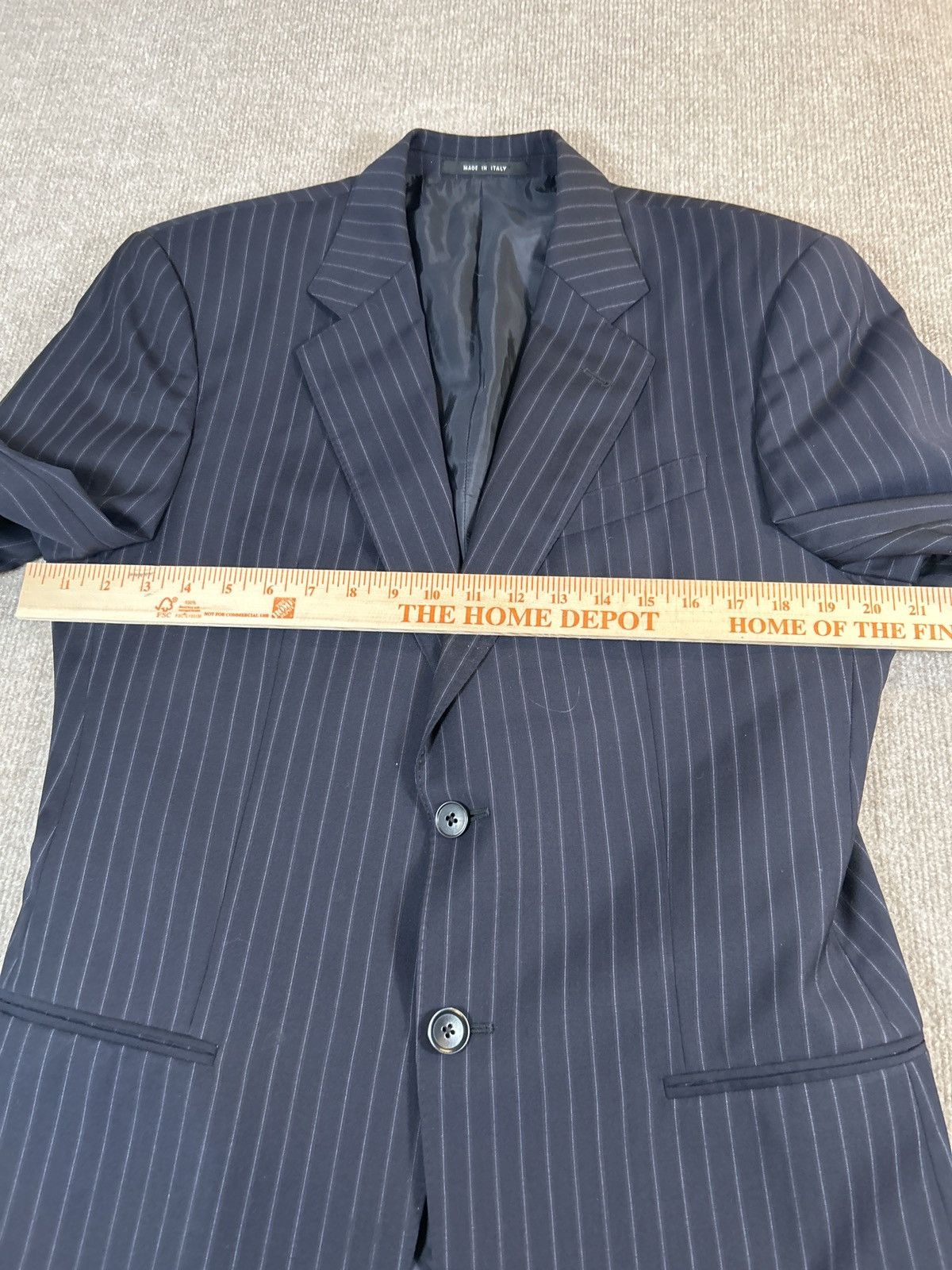 Armani Collezioni Armani Collezioni Made in Italy Pinstripe Blazer – 40R Size 40R - 8 Thumbnail