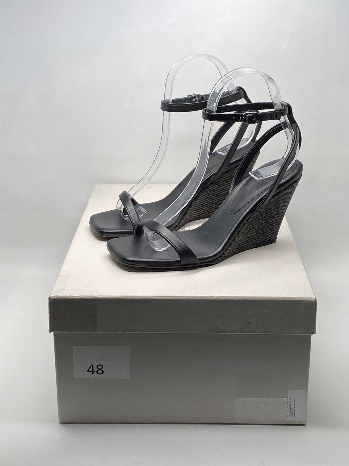 Brunello Cucinelli Brunello Cucinelli Monili Wedge Leather Sandals size 36 Size US 6 / IT 36 - 14 Thumbnail