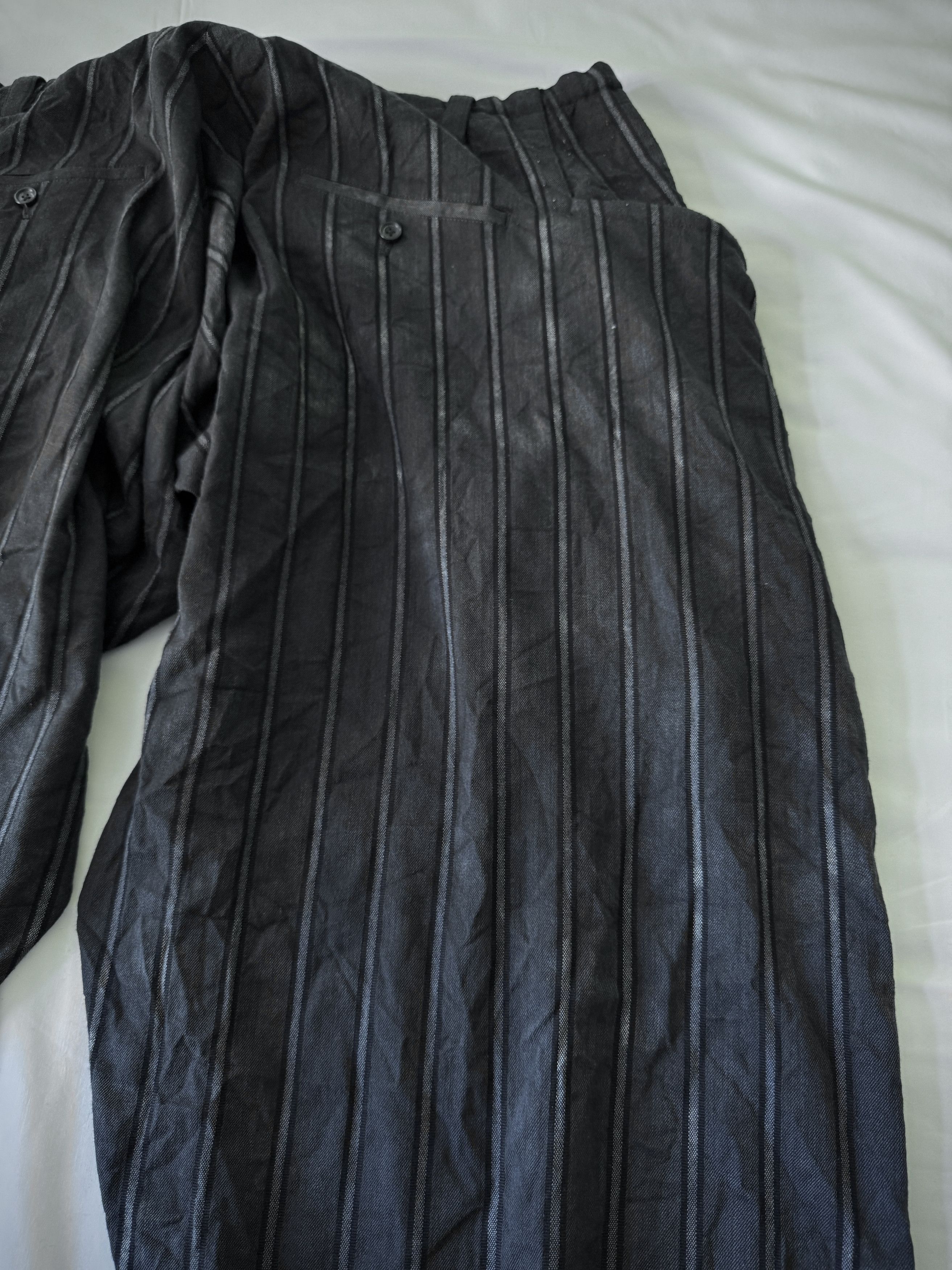 Yohji Yamamoto (1 of 1) Private Client Drawstring Pants (HC-P50-109) Size US 34 / EU 50 - 4 Thumbnail