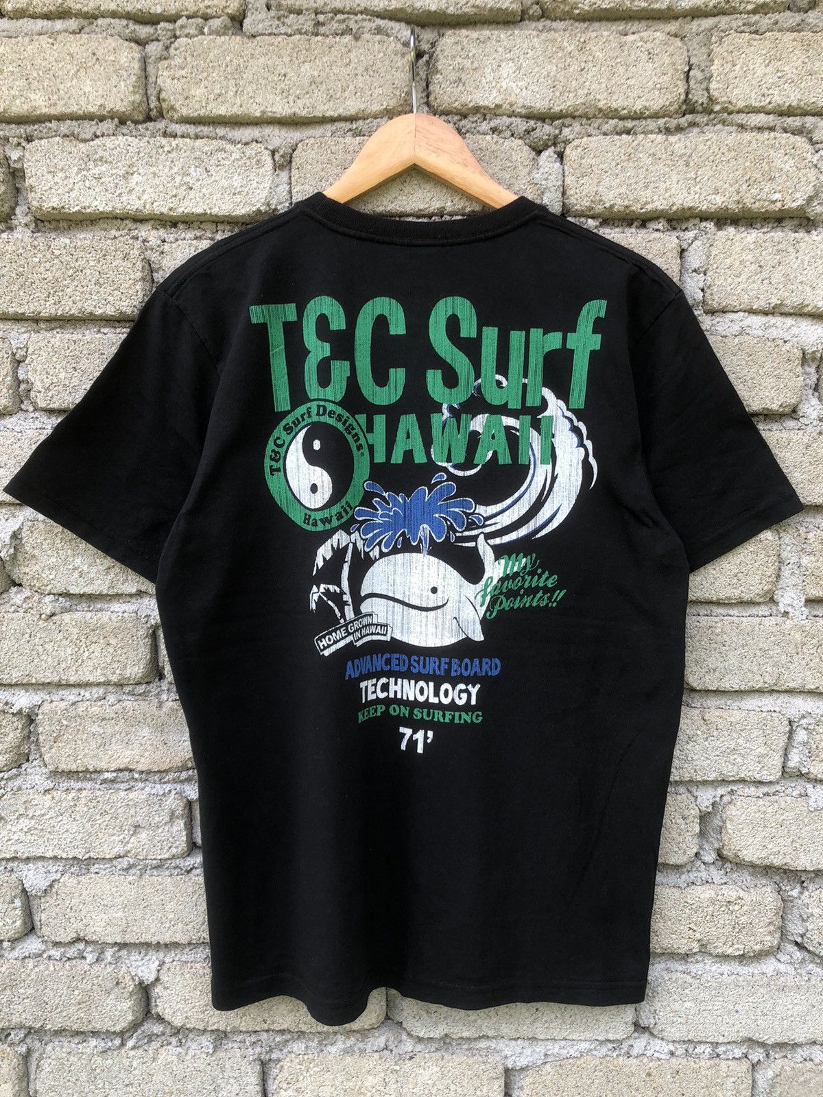 Japanese Brand Vintage Y2K T&C Surf Hawaii Crazy Backhit Tee Size US L / EU 52-54 / 3 - 1 Thumbnail