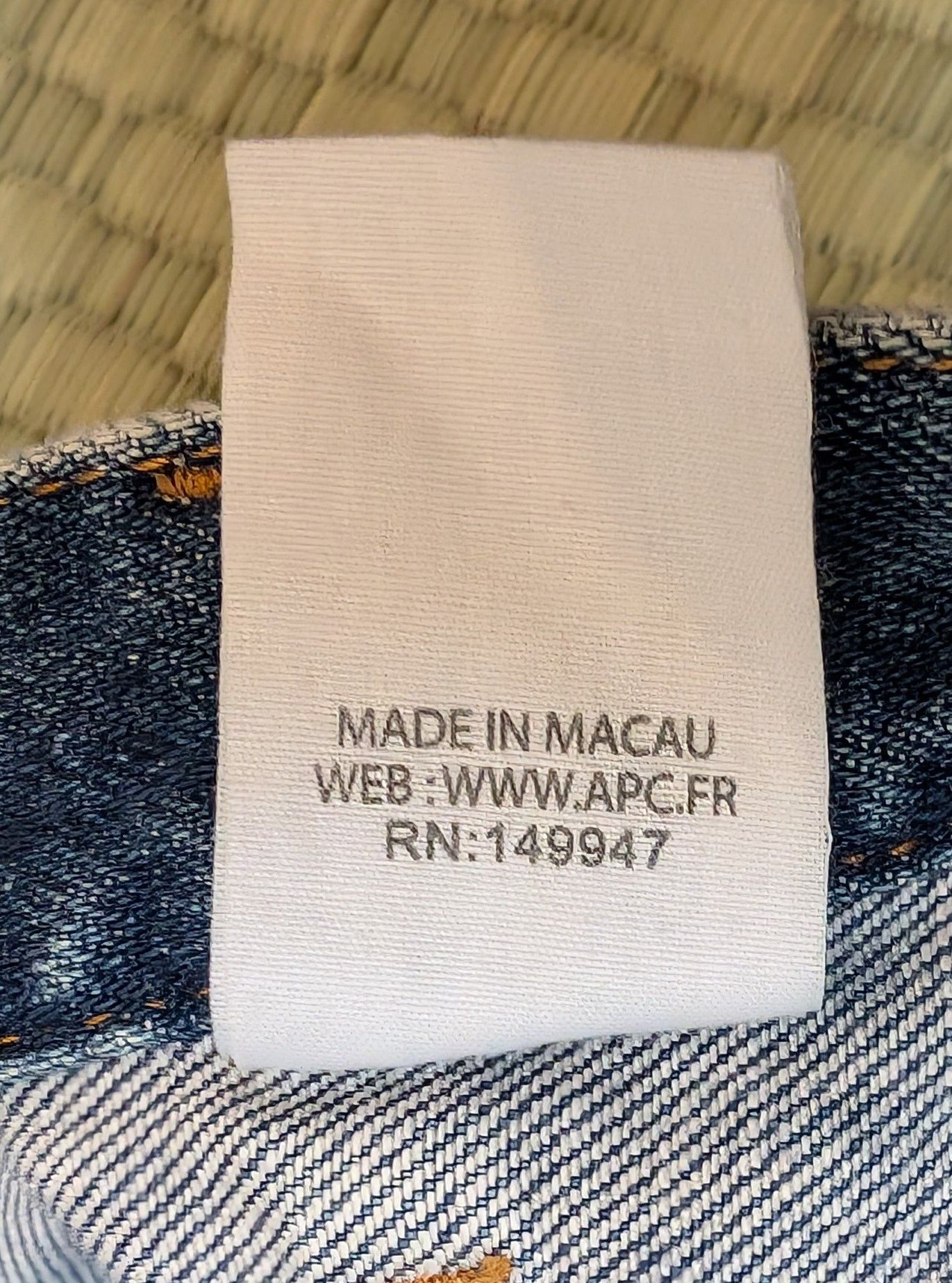 A.P.C. × Kid Cudi A.P.C. x Kid Cudi "Dream On" Petit Standard Raw Denim Jeans Size US 35 - 5 Thumbnail